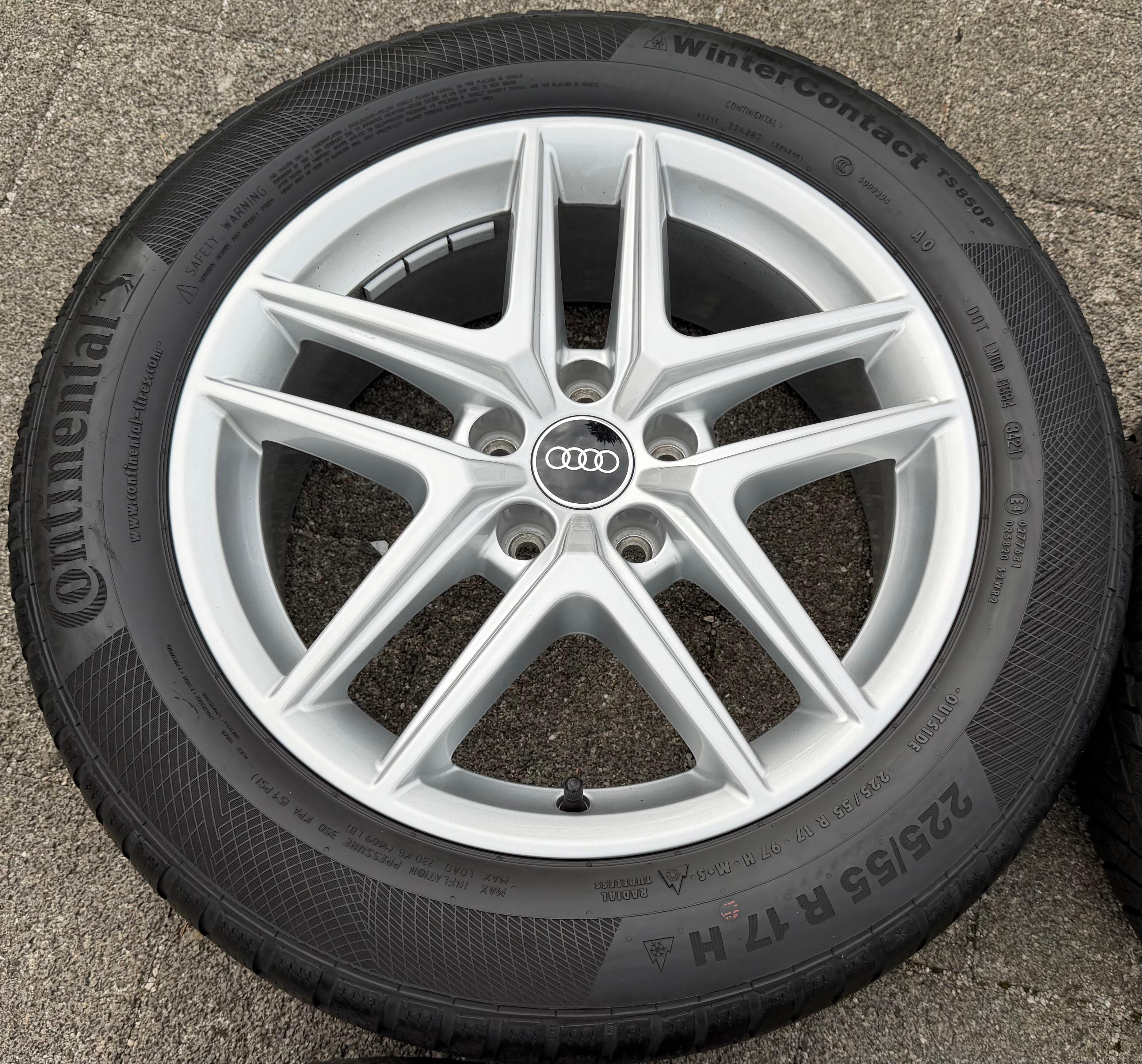 4 Original 17" Alufelgen Audi A4 Allroad B9 8K 8W9601025D 6,5x17 ET28