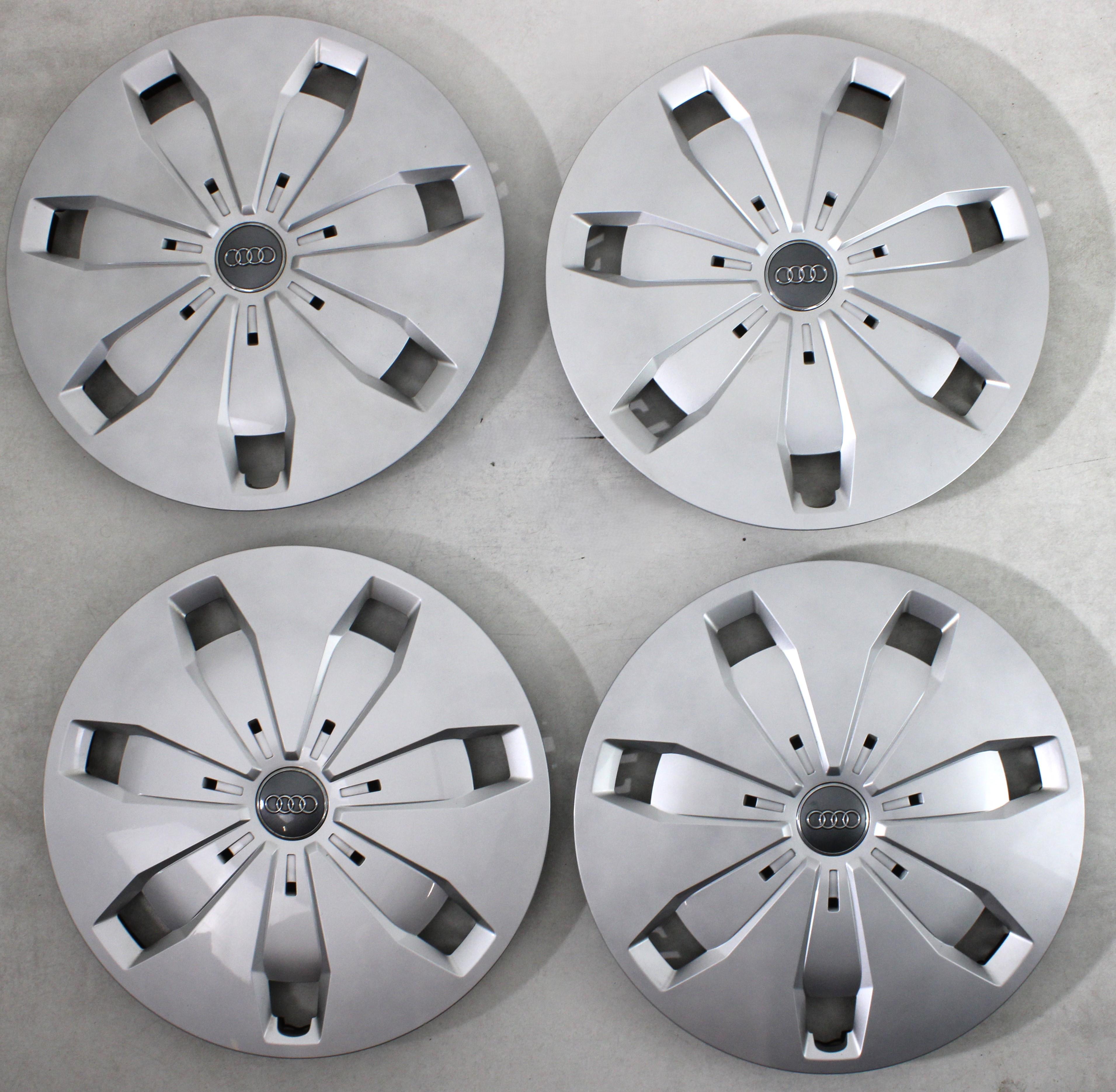 4x Tapacubos originales de 16" para Audi A3 A4 Q2 81A601147, embellecedores de rueda de 16"