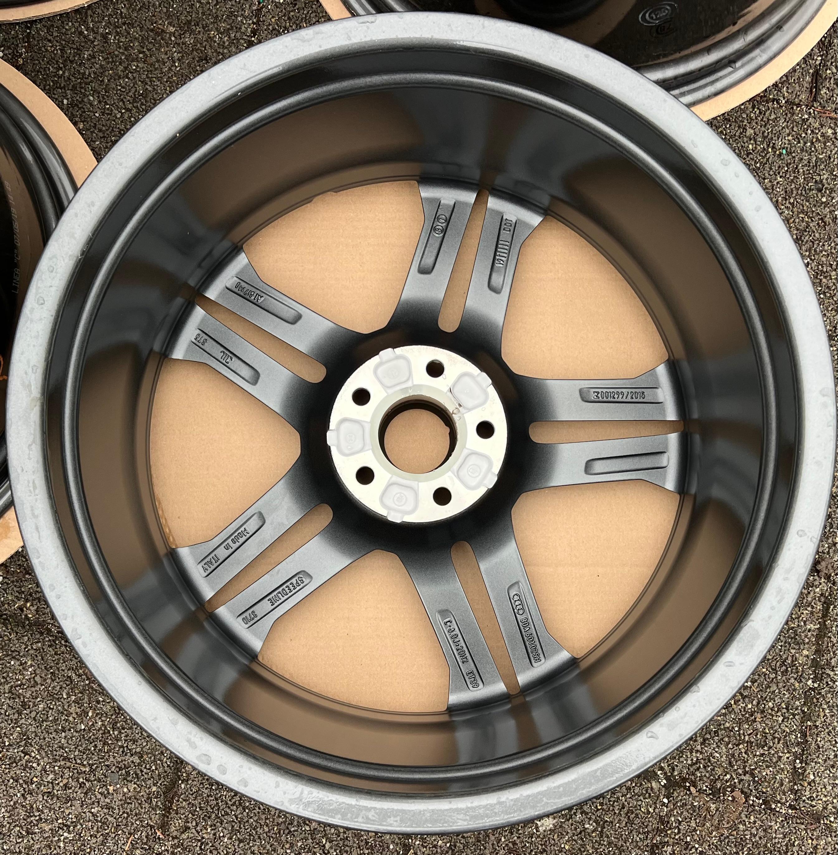 4 LLANTAS DE ALEACIÓN ORIGINALES DE 20" 80A601025H AUDI Q5 SQ5 FY 8x20 ET39 ENVÍO GRATUITO