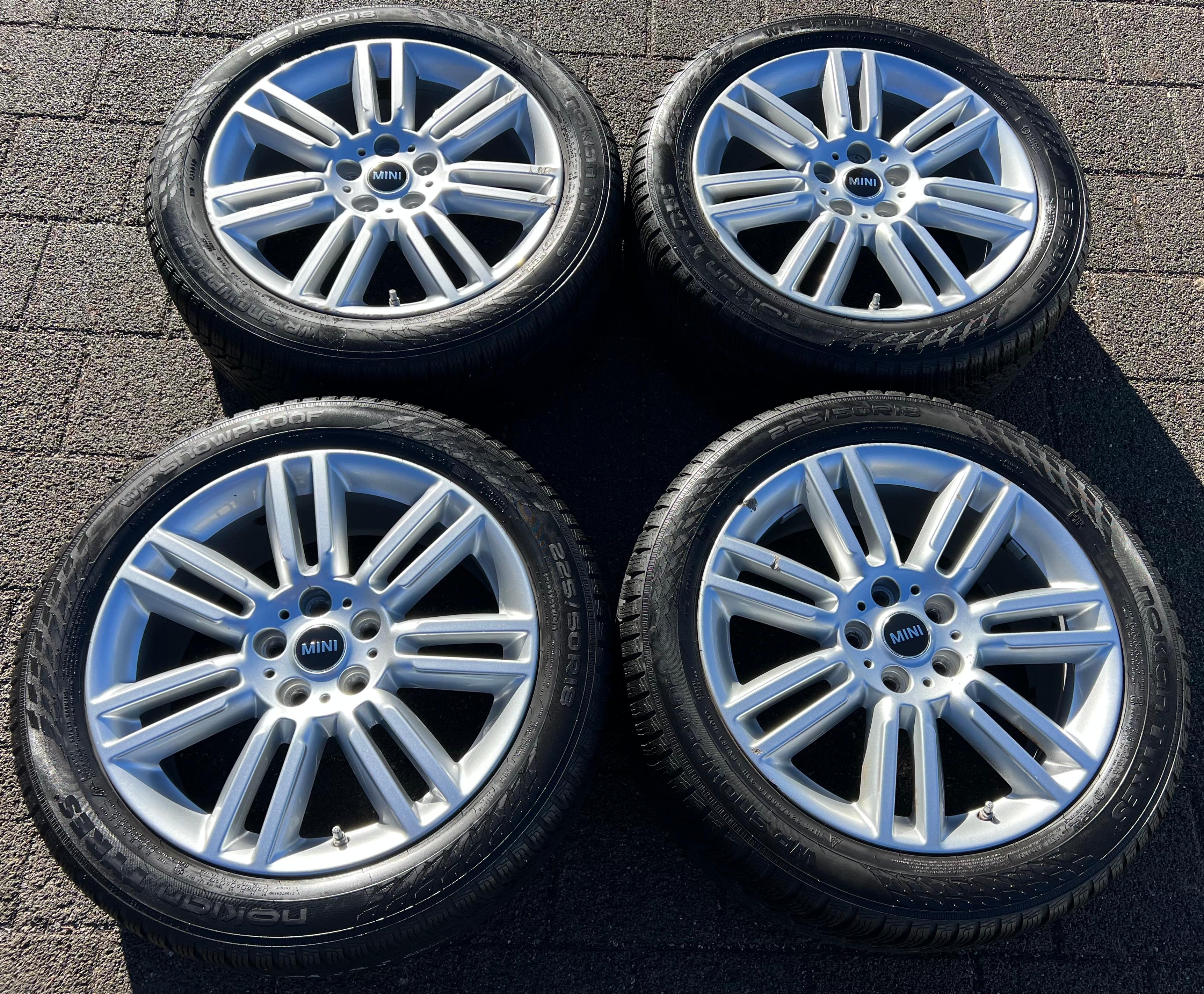4 ORIGINAL 18" ALU WINTERRÄDER MINI COUNTRYMAN F60 225/50R18 99H 6856032 RDKS