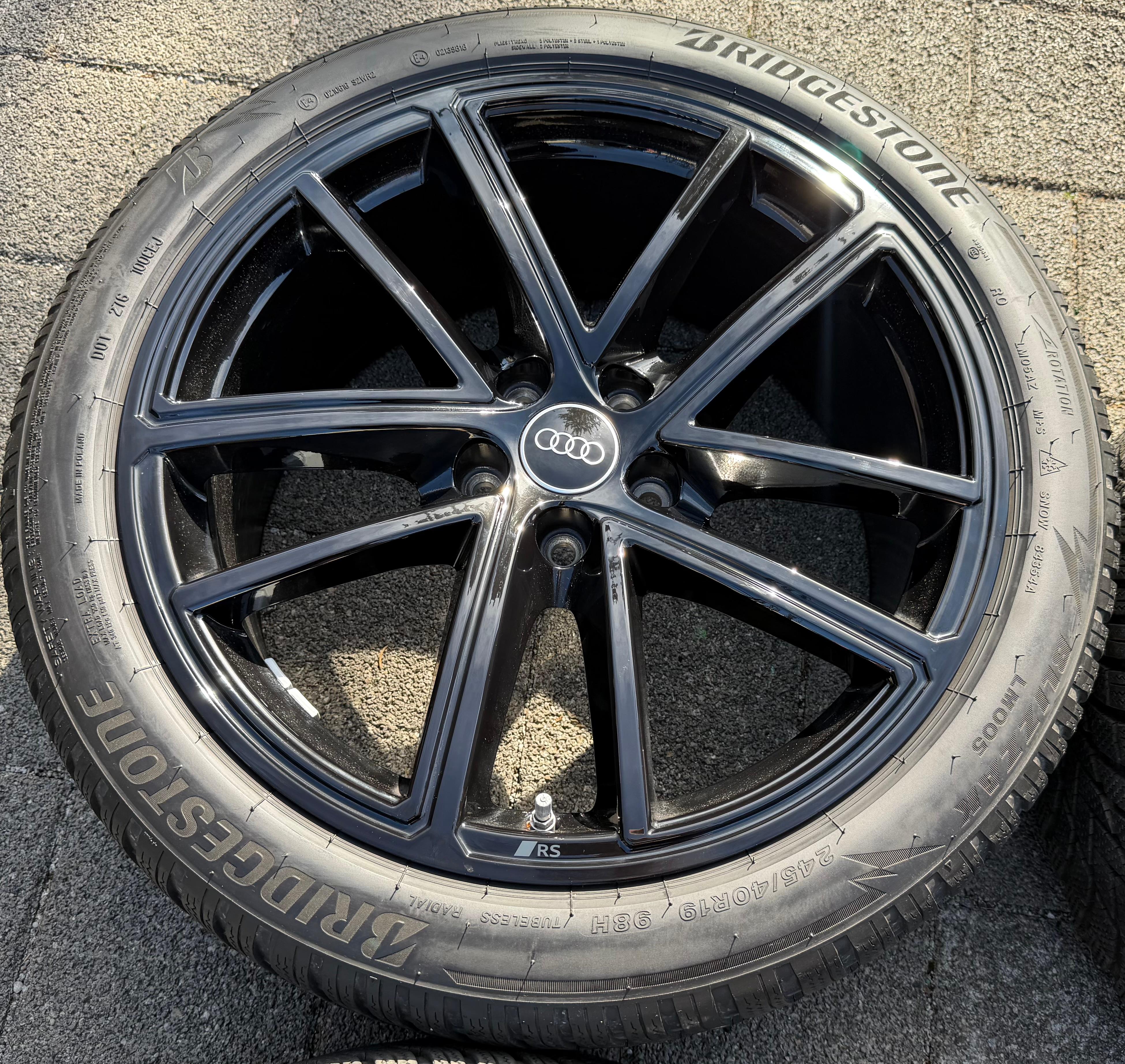 4 ORIGINAL 19" ALU WINTERRÄDER AUDI A5 S5 F2 B10 8B3601025BA 245/40R19 98H 2024