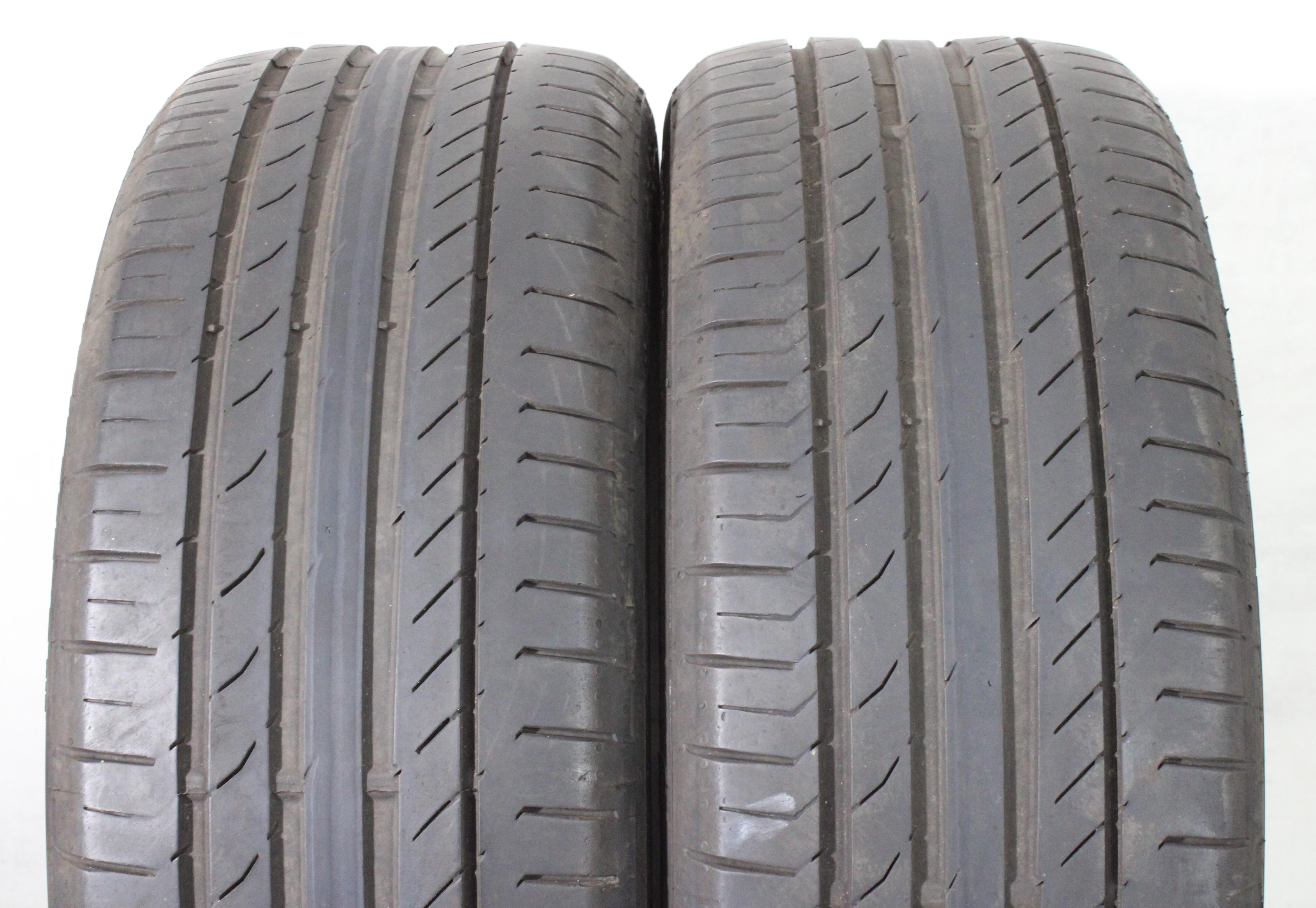 2 x 225/45R18 91Y neumáticos de verano Continental Sport Contact 5 SSR* Runflat 4-4,5 mm 2022