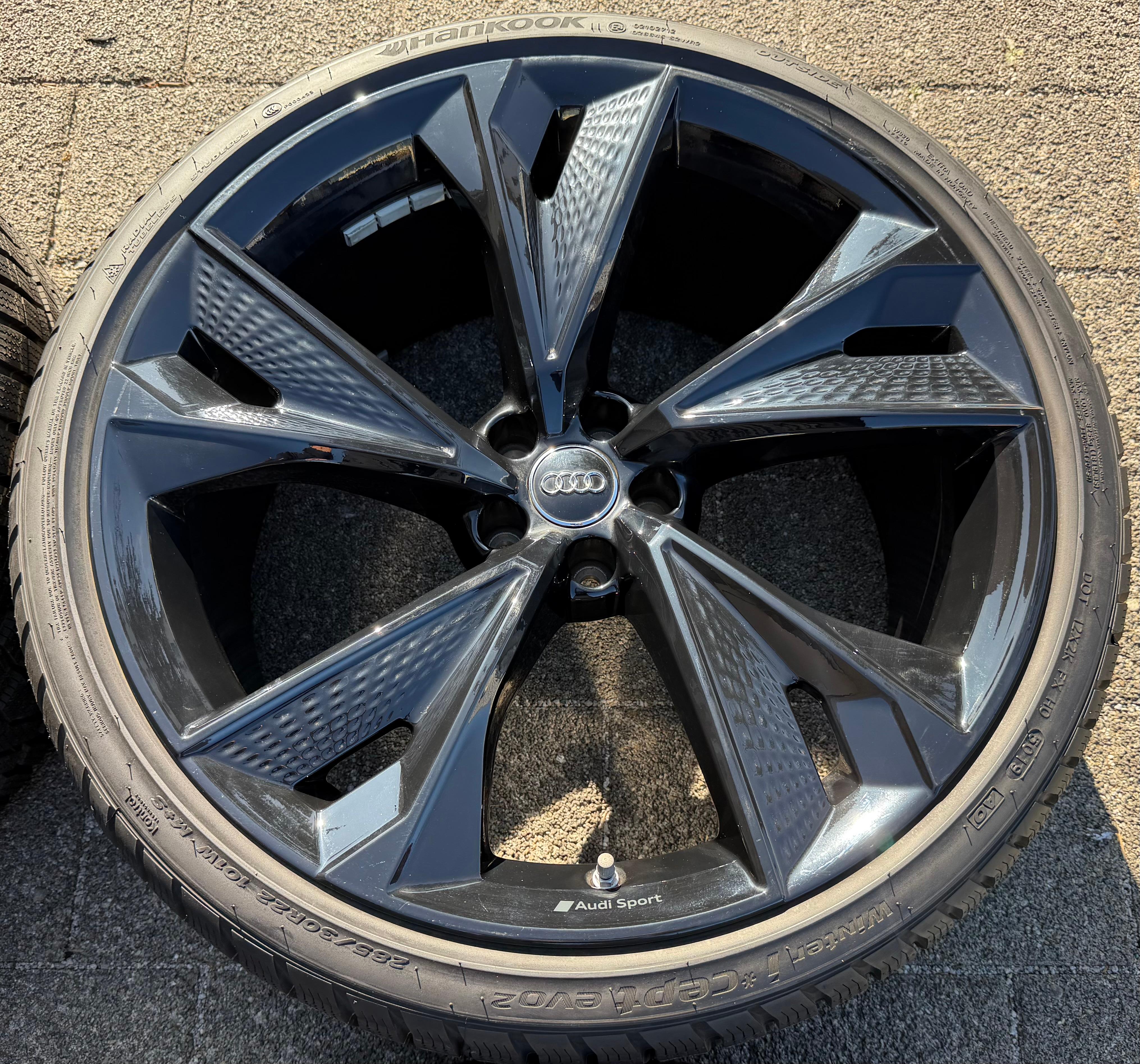4 originele 22" aluminium winterwielen Audi RS6 4K RS7 4K0601025BC 285/30R22 101W HANKOOK