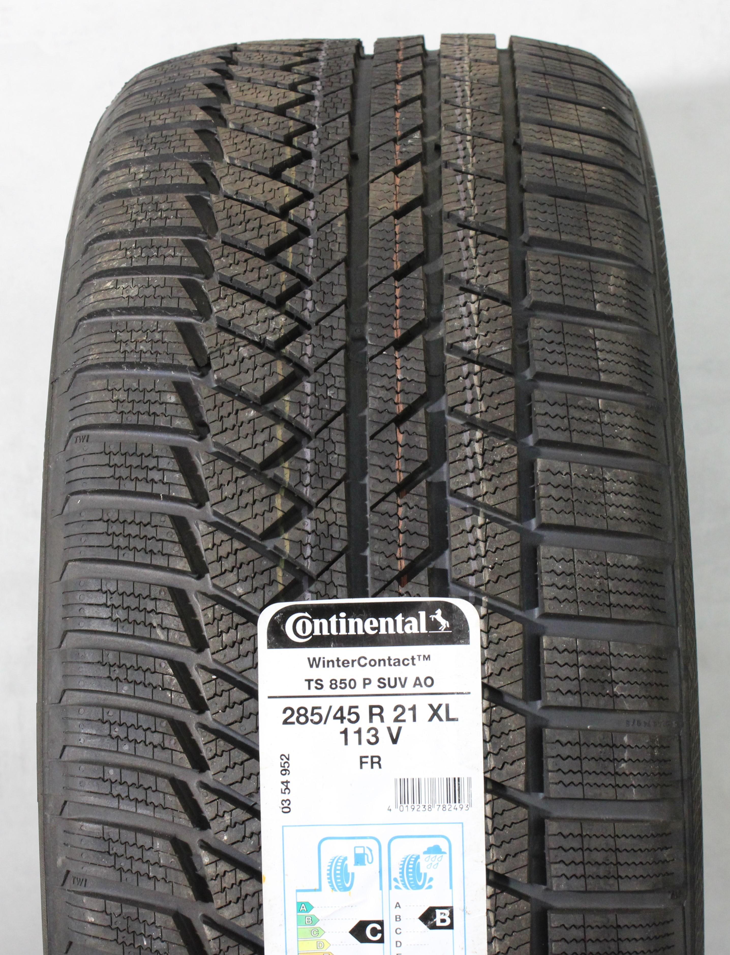 1 x 285/45R21 113V Neumático de invierno Continental Winter Contact TS850P AO 2019 XL
