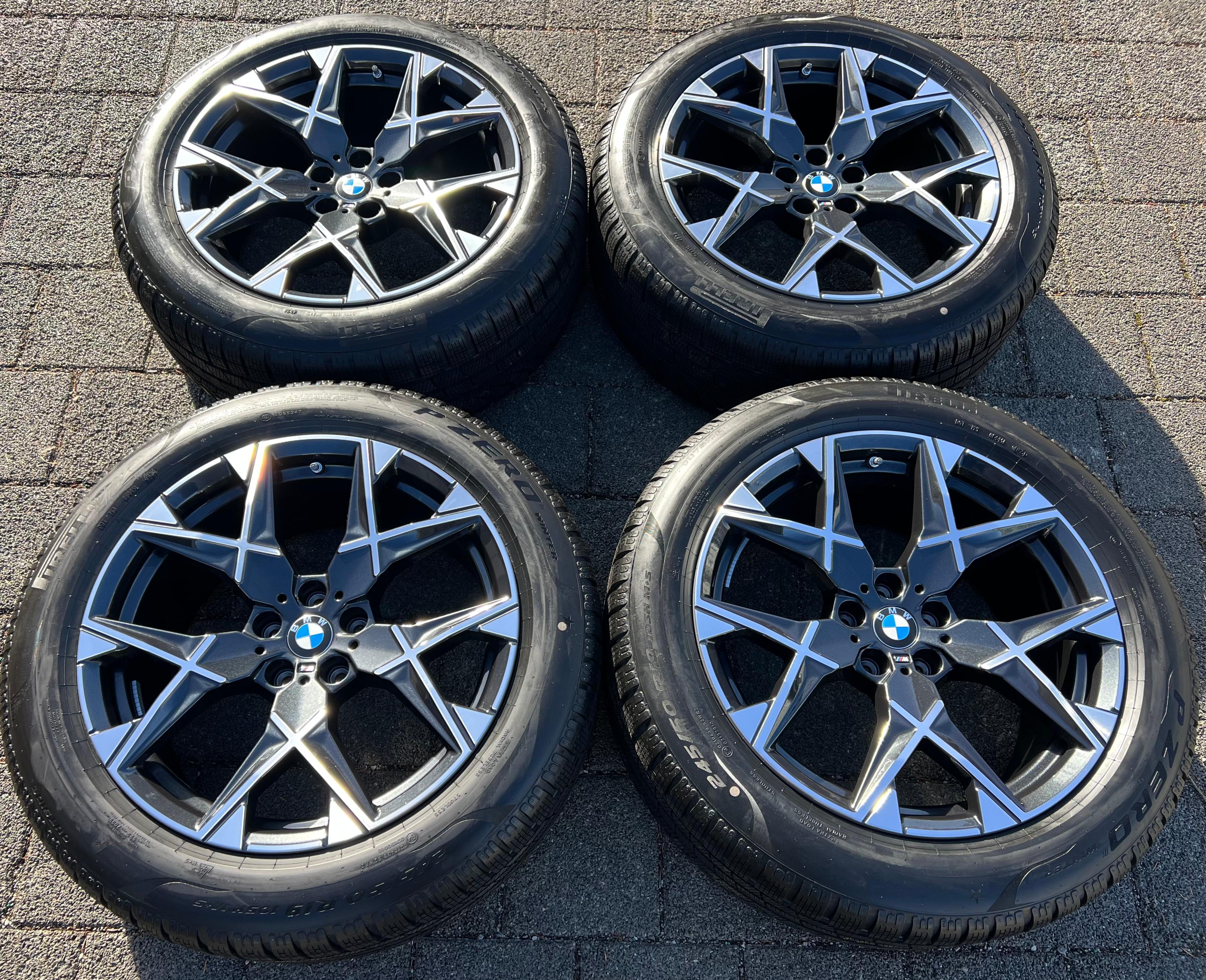 4 ORIGINAL 19" ALU WINTERRÄDER BMW 7ER REIHE G70 X3 G45 STYLING 1035 NEU