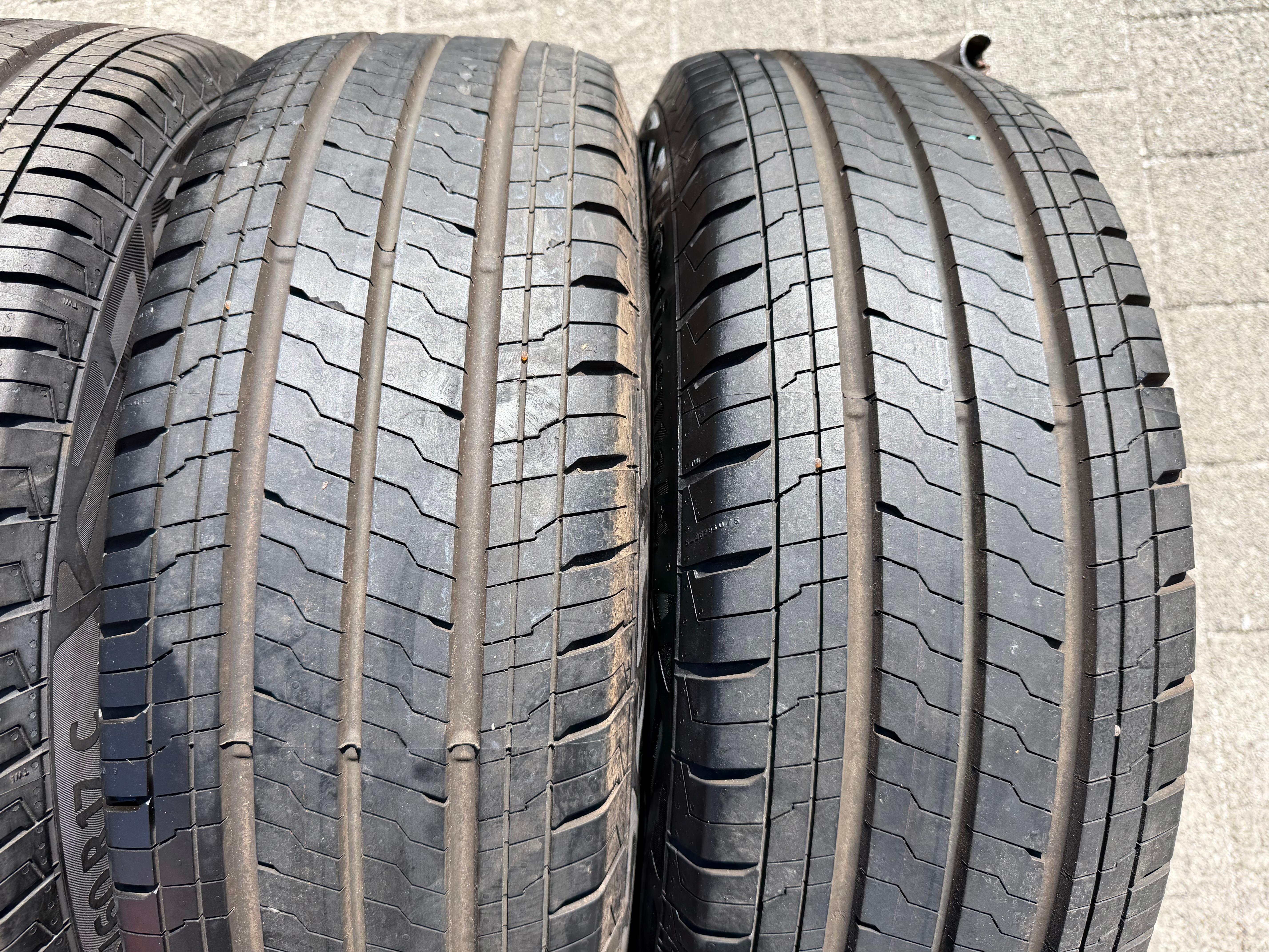 4 Original 17" Alu Sommerräder Ford Transit Tourneo Custom NXN Continental PZ31-FA RDKS