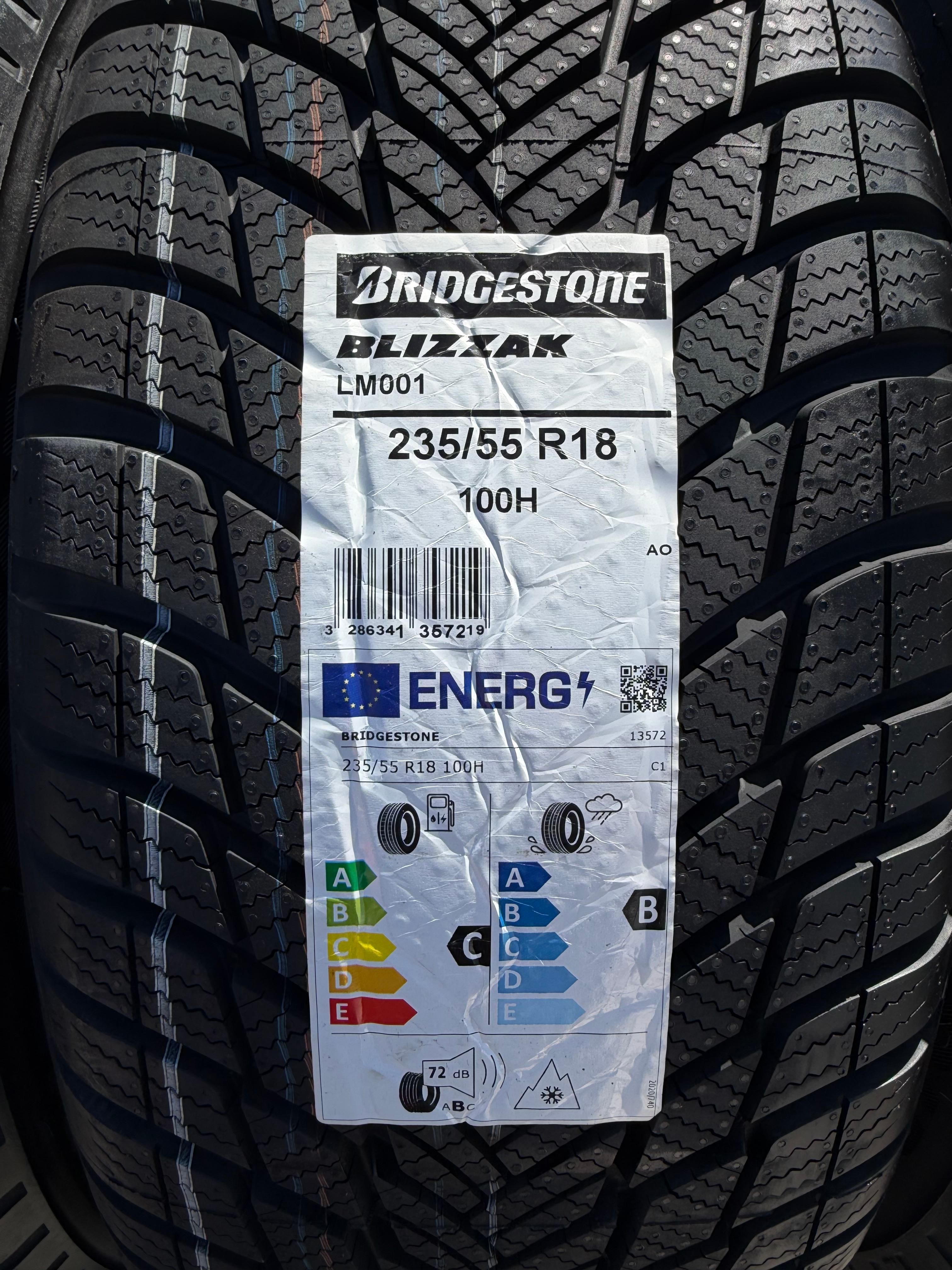 4 llantas de aluminio originales de invierno de 18" para Audi A6 Allroad 4K C8 4K0601025D 235/55R18 100H Bridgestone, NUEVAS