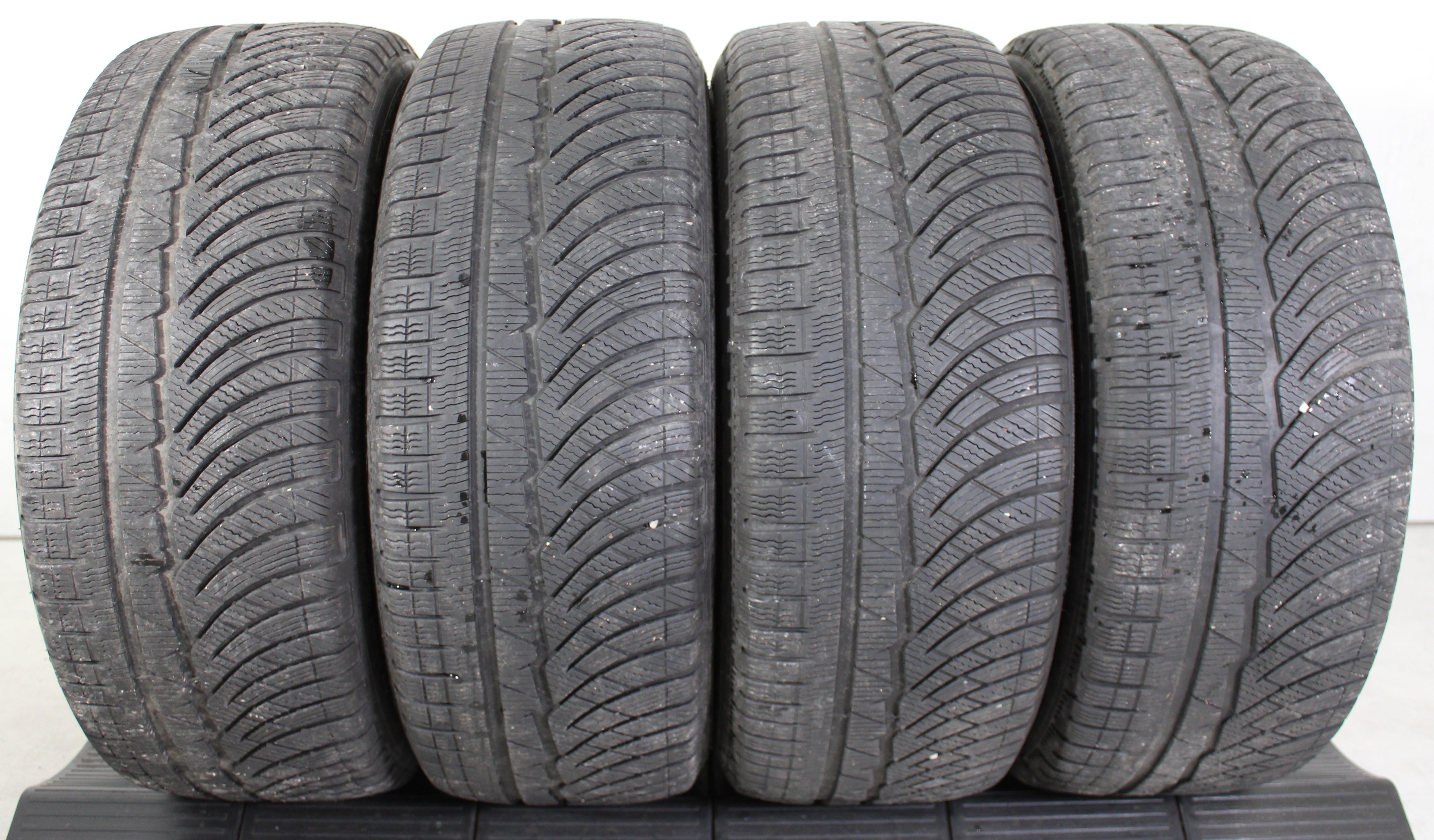 4 x 225/55R17 97H Winterreifen Michelin Pilot Alpin PA4 ZP Runflat 4,5-5mm 1x2018/3x2019 *