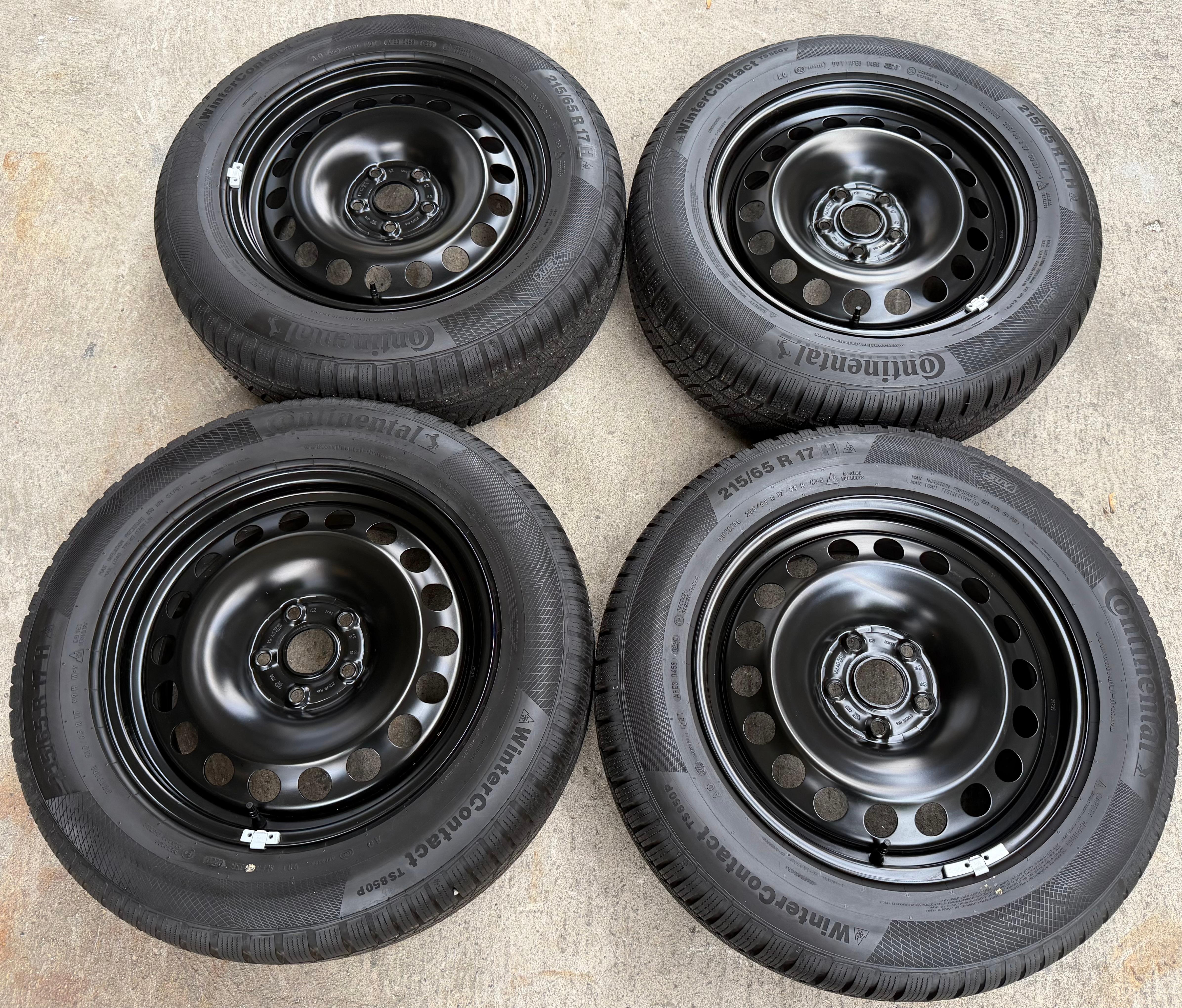 4 ruedas de invierno Audi Q3 F3 Seat Tarraco Skoda Kodiaq VW Tiguan II 5NA 215/65R17 99H Continental