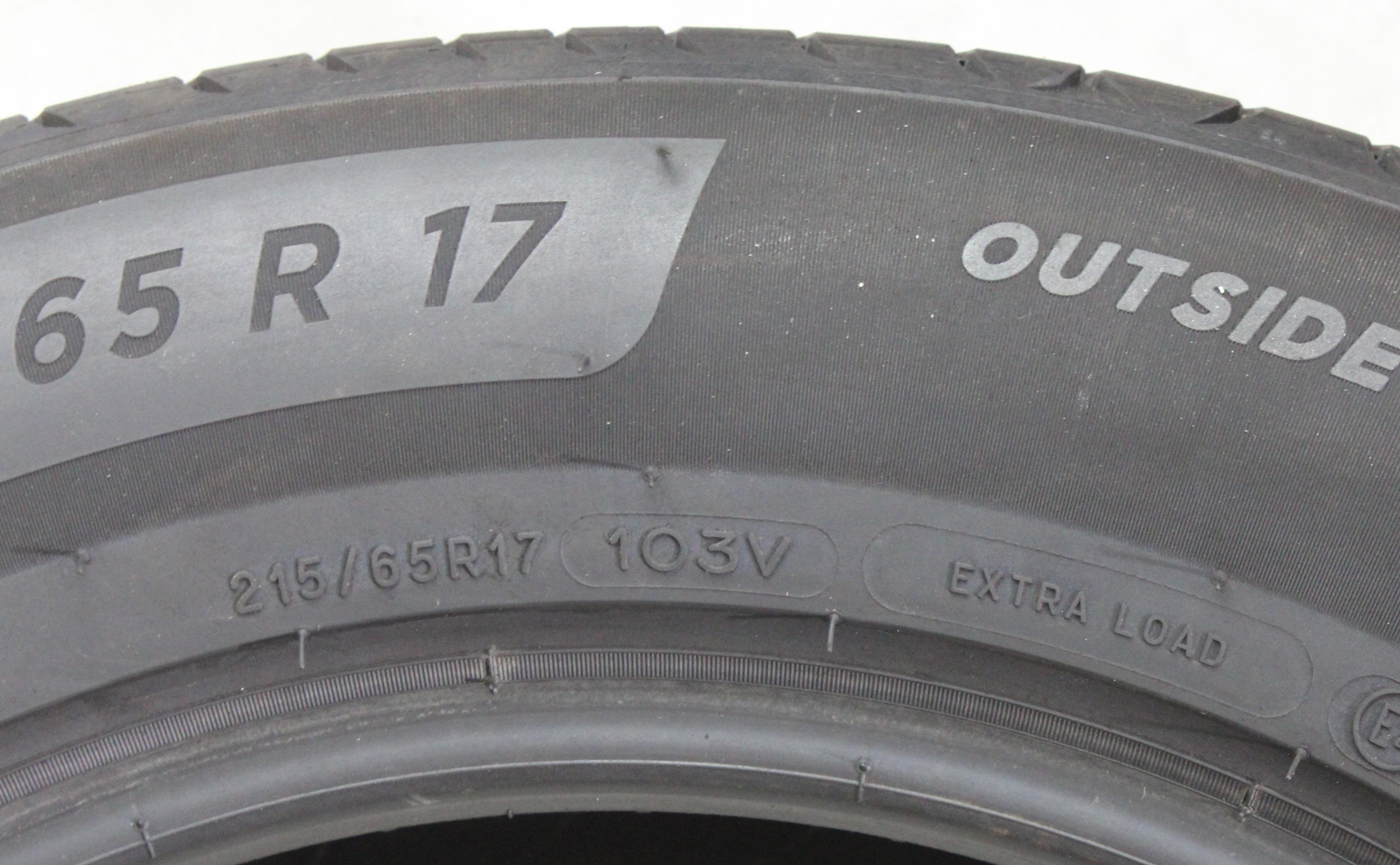 4 x 215/65R17 103V Neumáticos de verano Michelin Primacy 4 S1 6,5 mm 2019 XL
