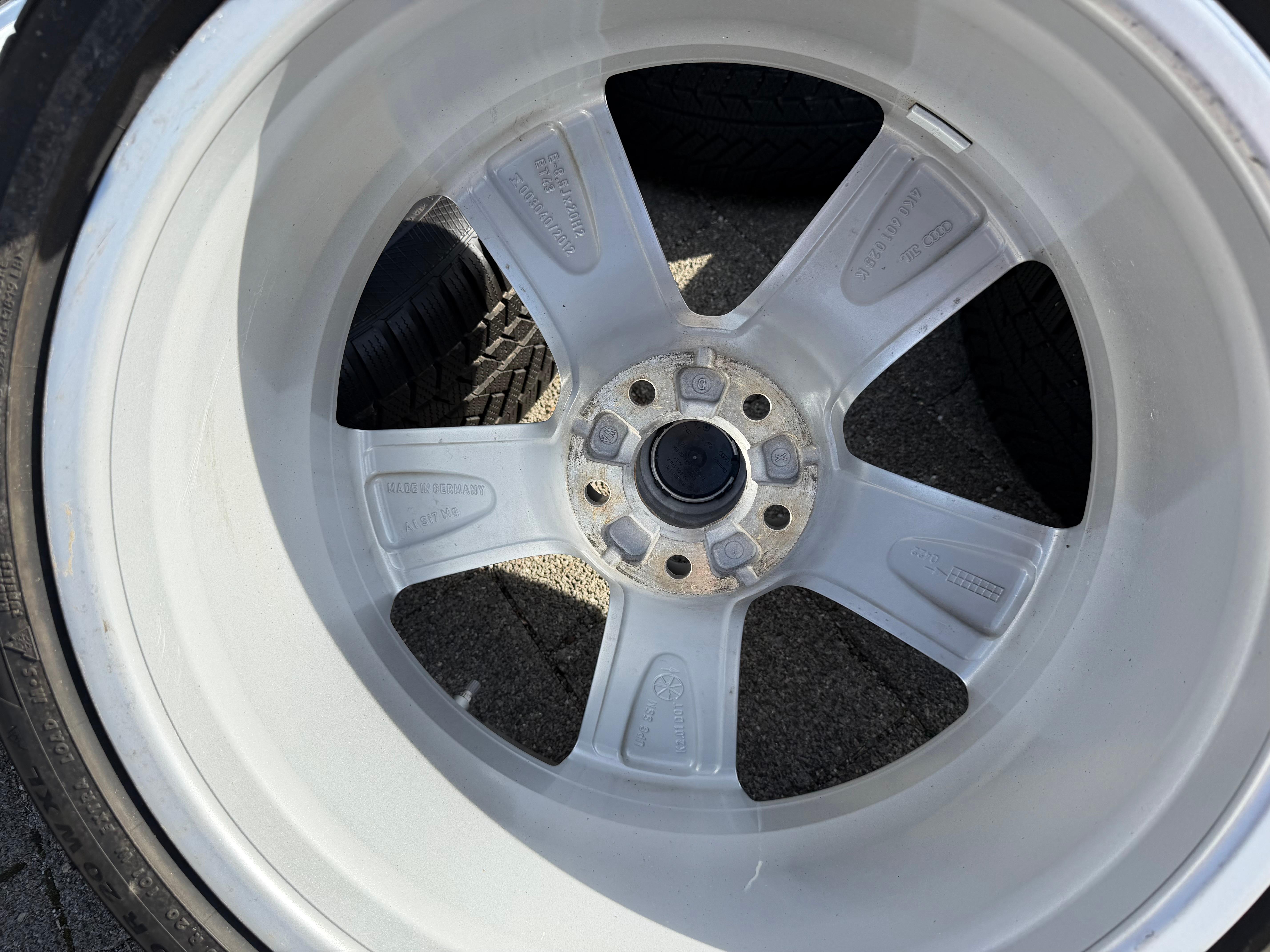 4 Original 20" Alu Winterräder Audi A6 S6 C8 F2 4K0601025K 2022 255/40R20 101W Continental