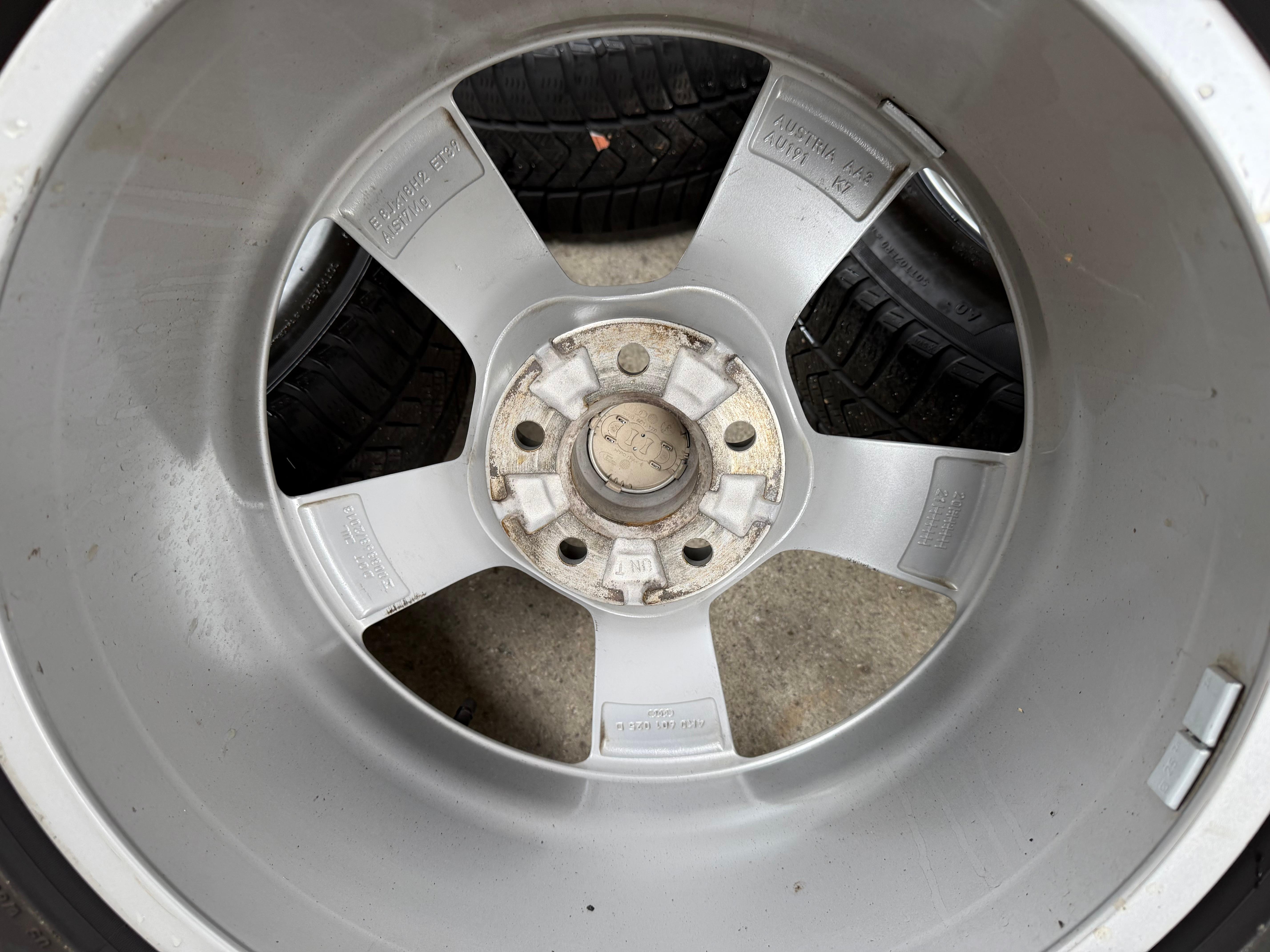 4 ORIGINELE 18" LICHTMETALEN VELGEN AUDI A6 4K F2 C8 4K0601025D 8x18 ET39 GRATIS THUISBEZORGD