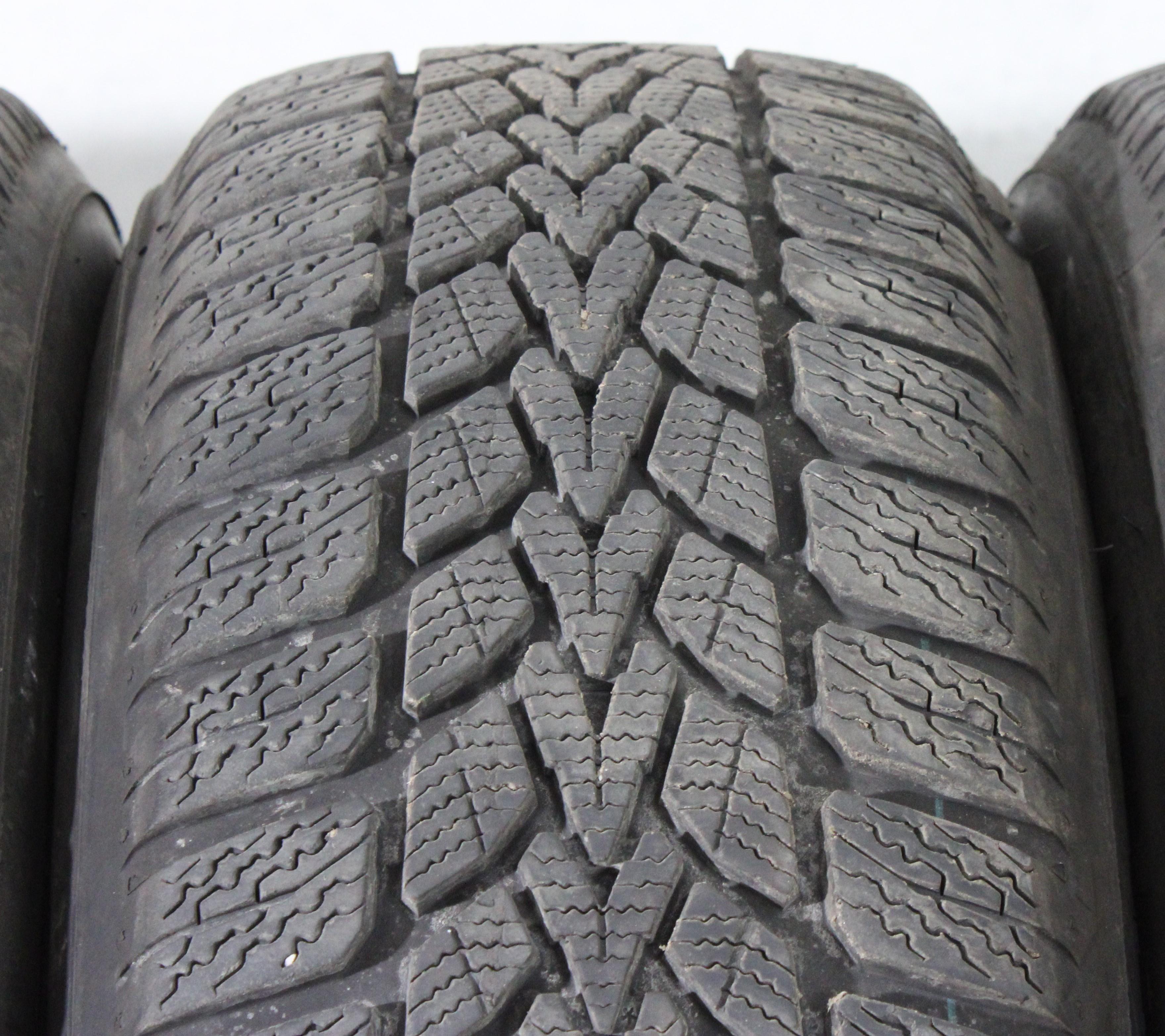 4 x 195/65R15 91T Winterreifen Dunlop Winter Response-2 2x6mm/2x7mm 2020