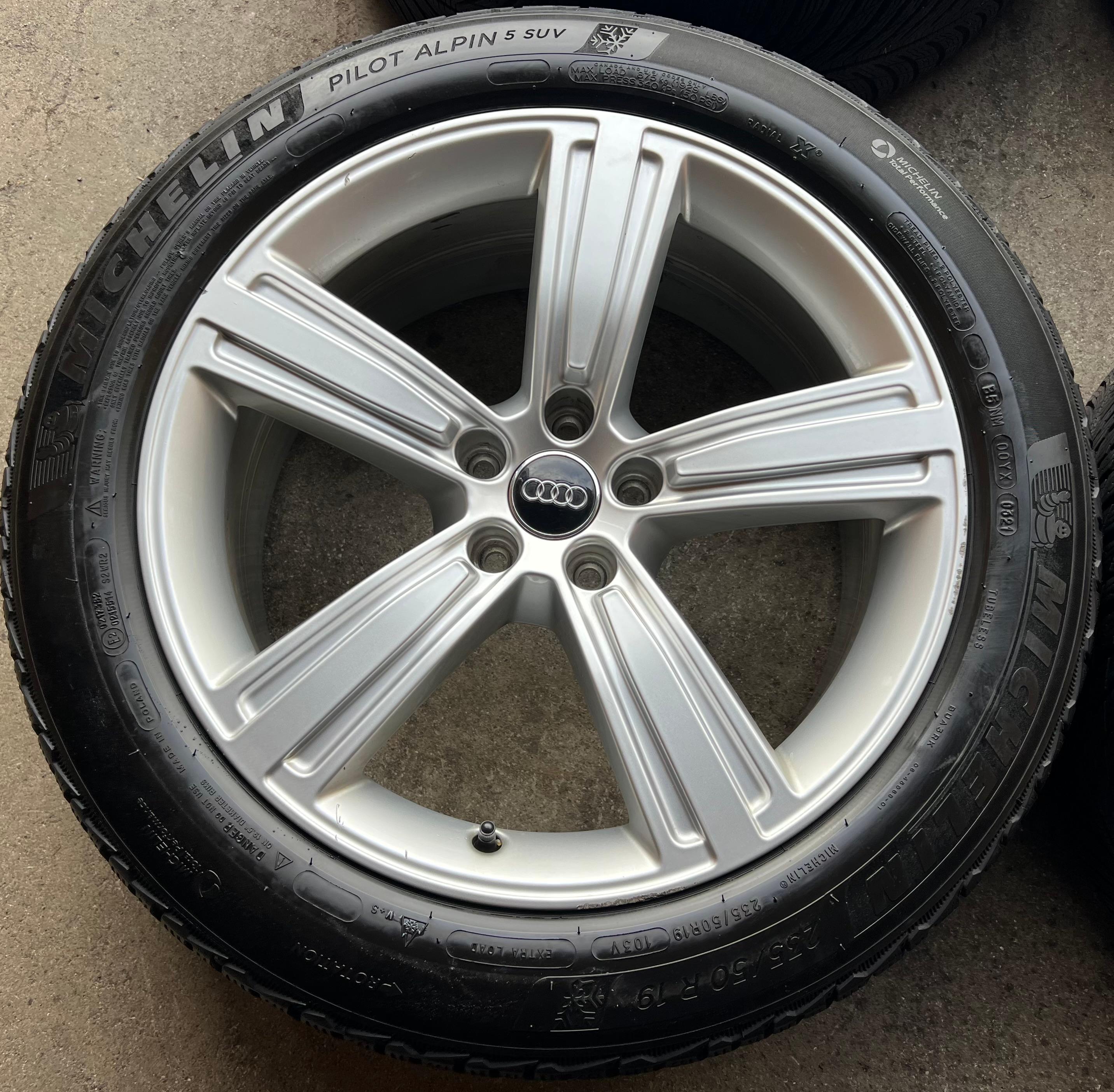 4 ORIGINAL 19" ALU WINTERRÄDER AUDI A8 4N 235/50R19 103V MICHELIN