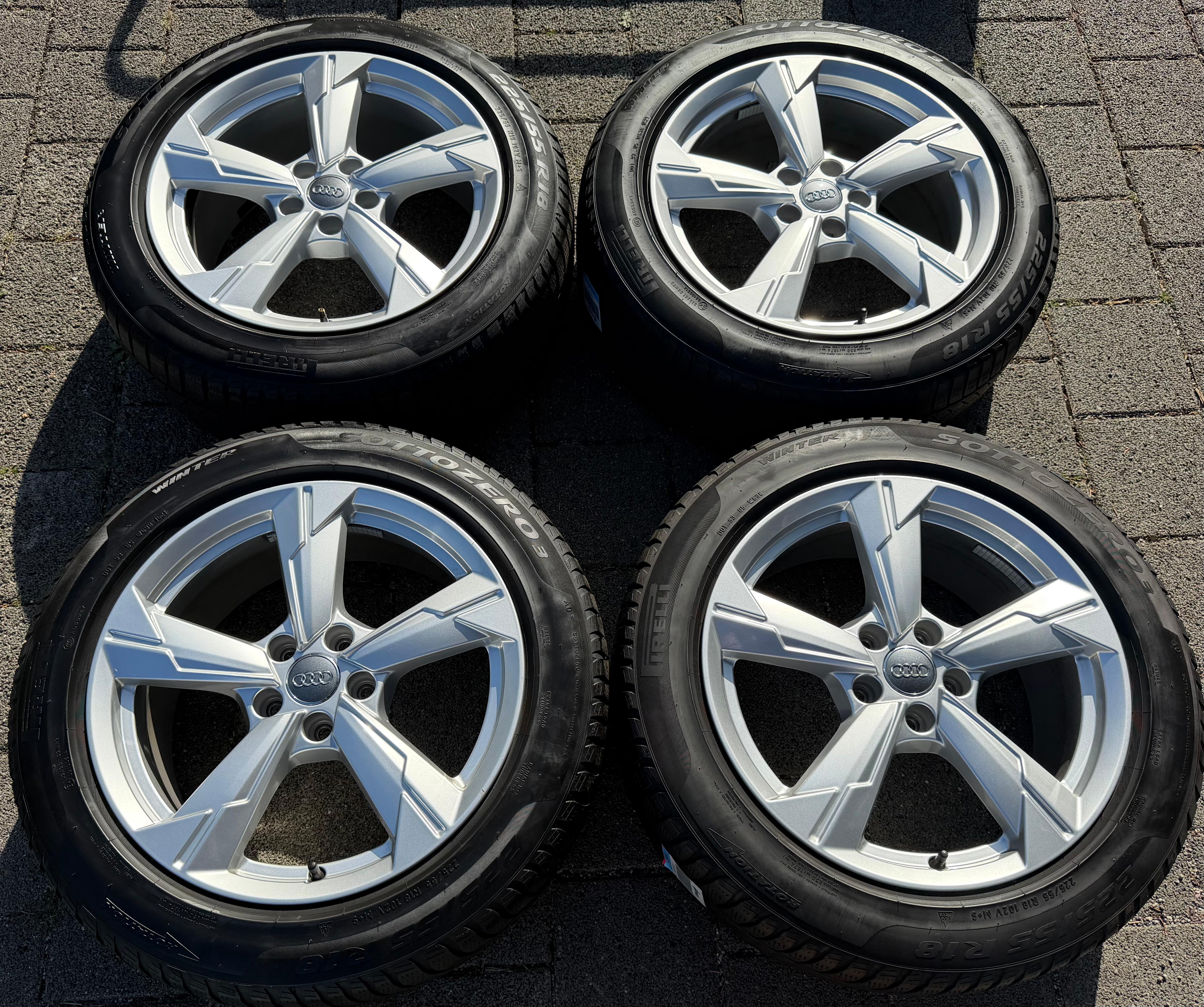 4 ORIGINAL 18" ALUFELGEN FELGEN AUDI A6 4K F2 C8 4K0601025D 8x18 ET39 FREIHAUS