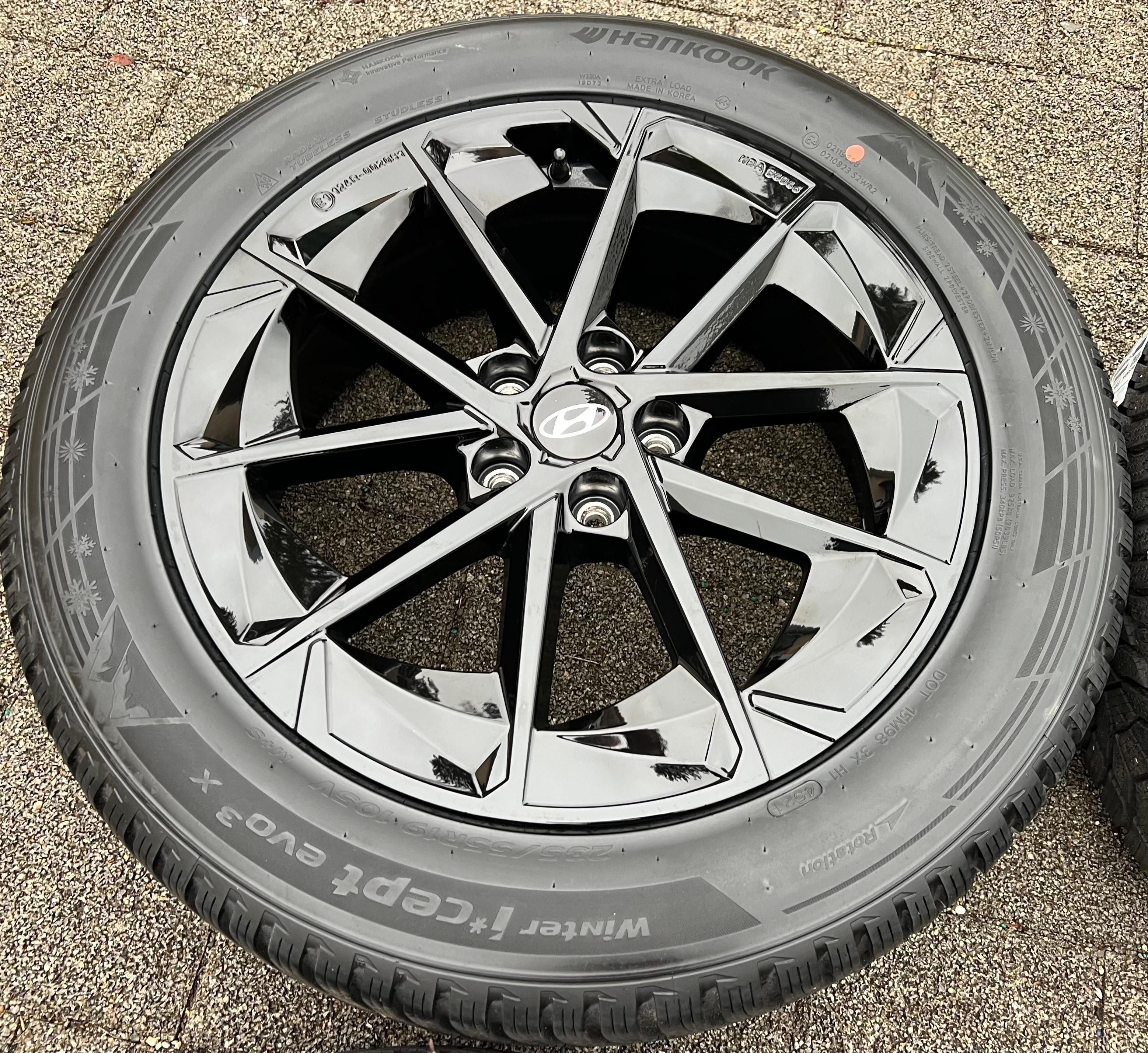 4 ORIGINAL 19" ALU WINTERRÄDER HYUNDAI IONIQ 5 NE 235/55R19 105V RDKS 2021 FREIHAUS