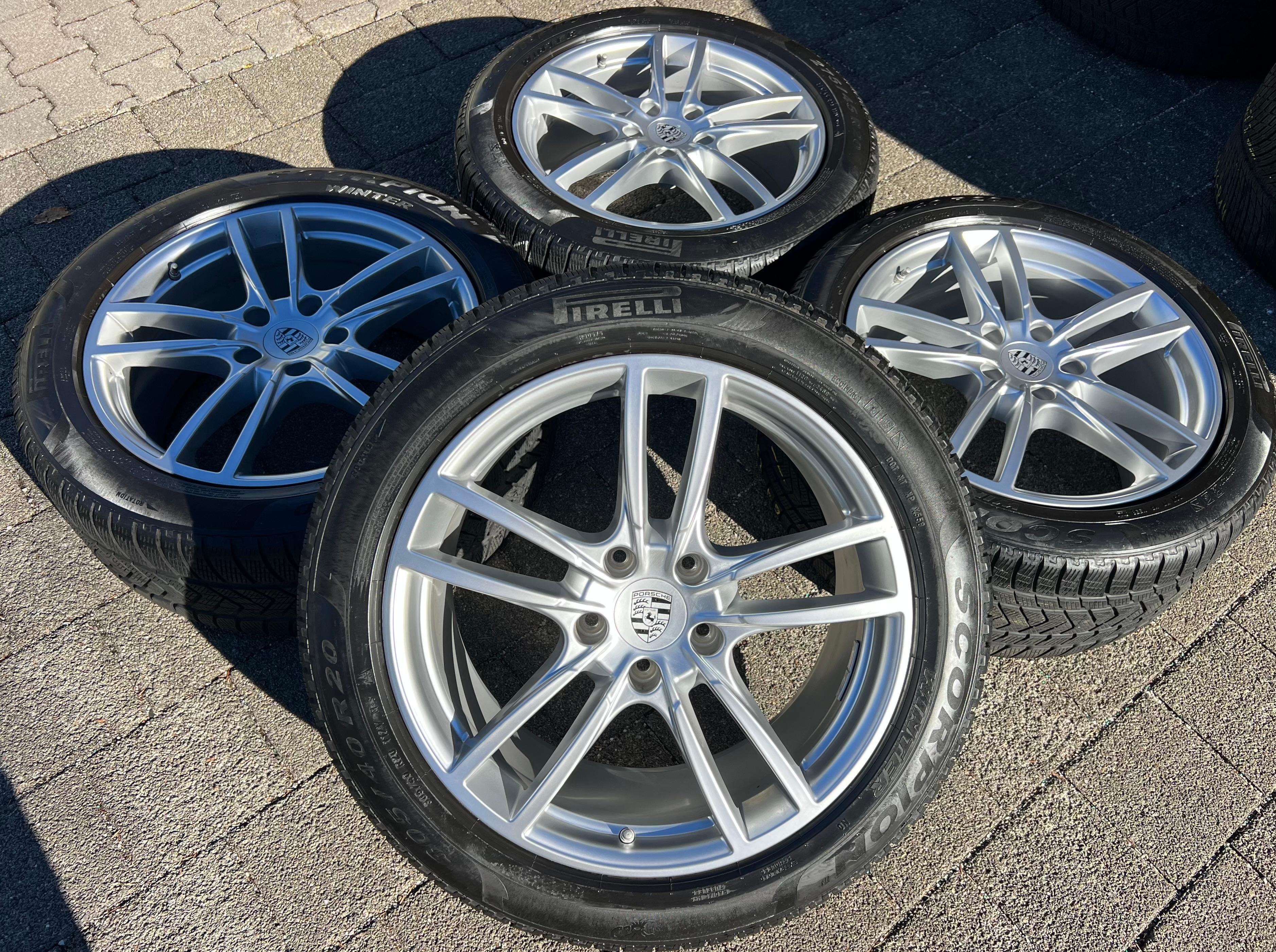 4 ORIGINAL 20" ALU WINTERRÄDER PORSCHE CAYENNE 9YA 9Y0601025F 9Y0601025G RDKS