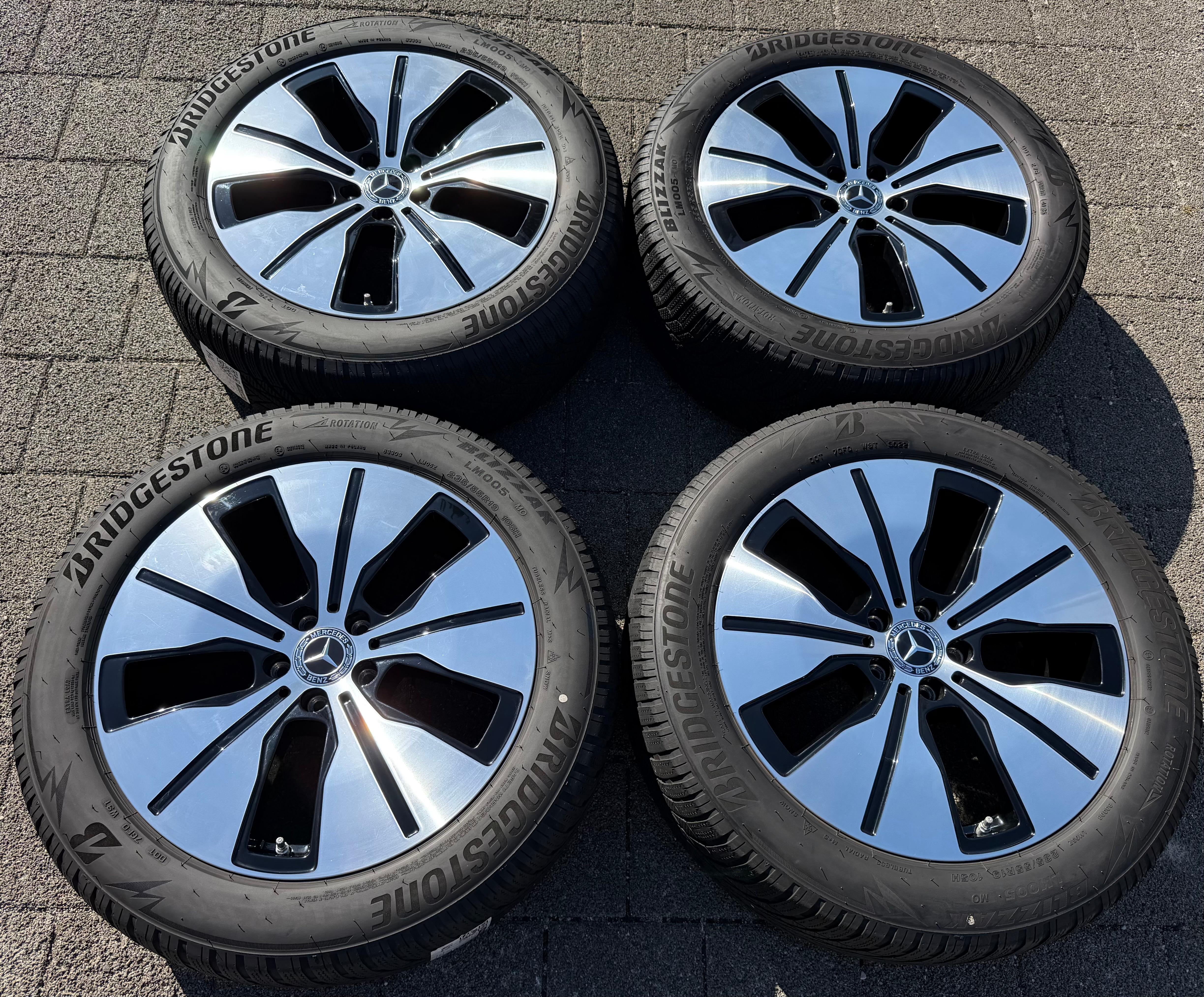 4 Original 19" Alufelgne Mercedes Benz EQC 293 A2934010100 RDKS 8x19 ET34 RDKS
