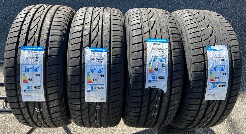 4 x 225/40R18 92V neumáticos de verano Sumitomo BC100 NUEVO 2020