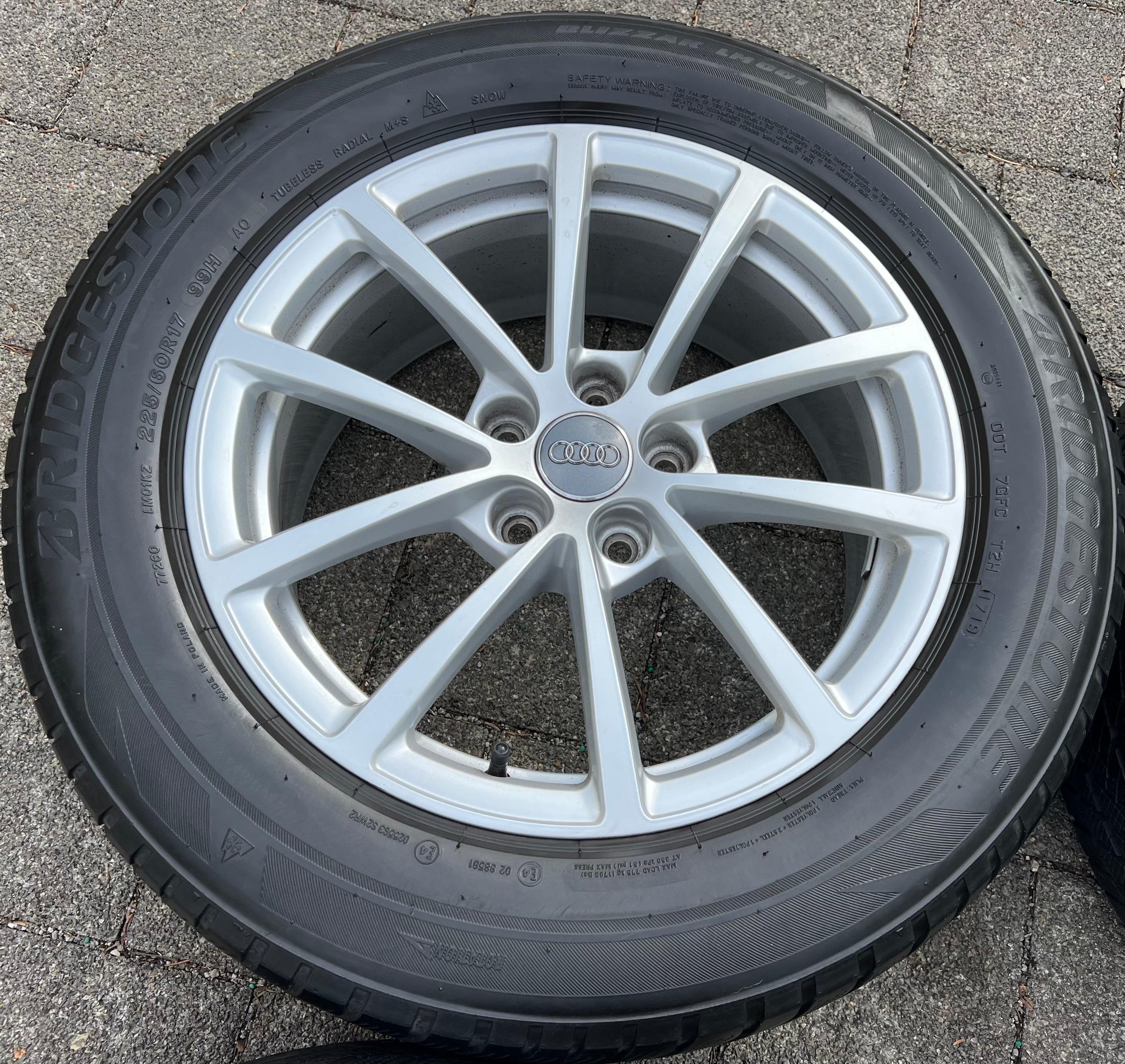 4 ORIGINAL 17" ALU WINTERRÄDER AUDI A6 4K C8 F2 225/60R17 99H 4K0601025 FREIHAUS