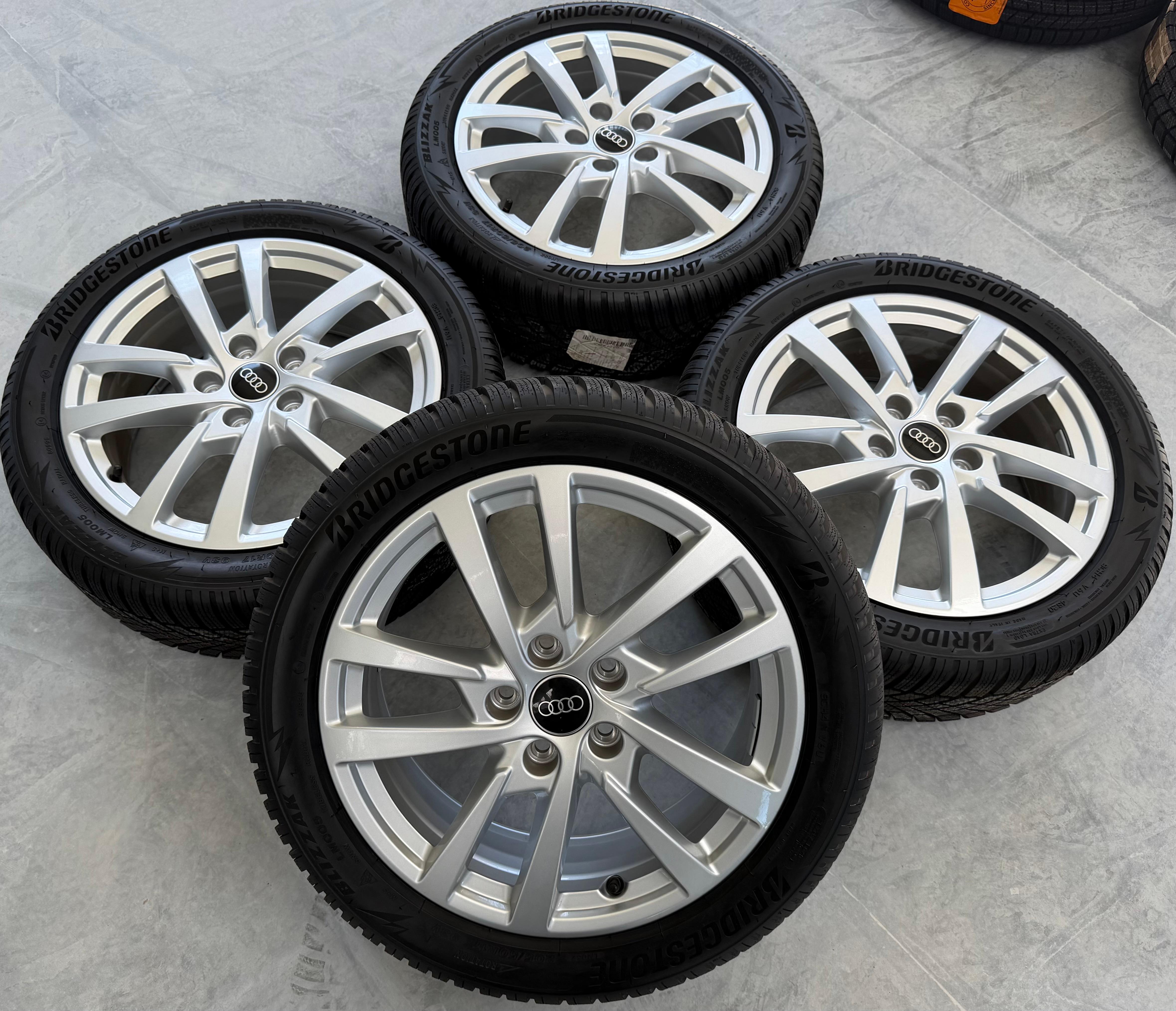 4 Original 17" Alu Winterräder Audi A3 S3 8V 8V0601025DH 205/50R17 93H Bridgestone