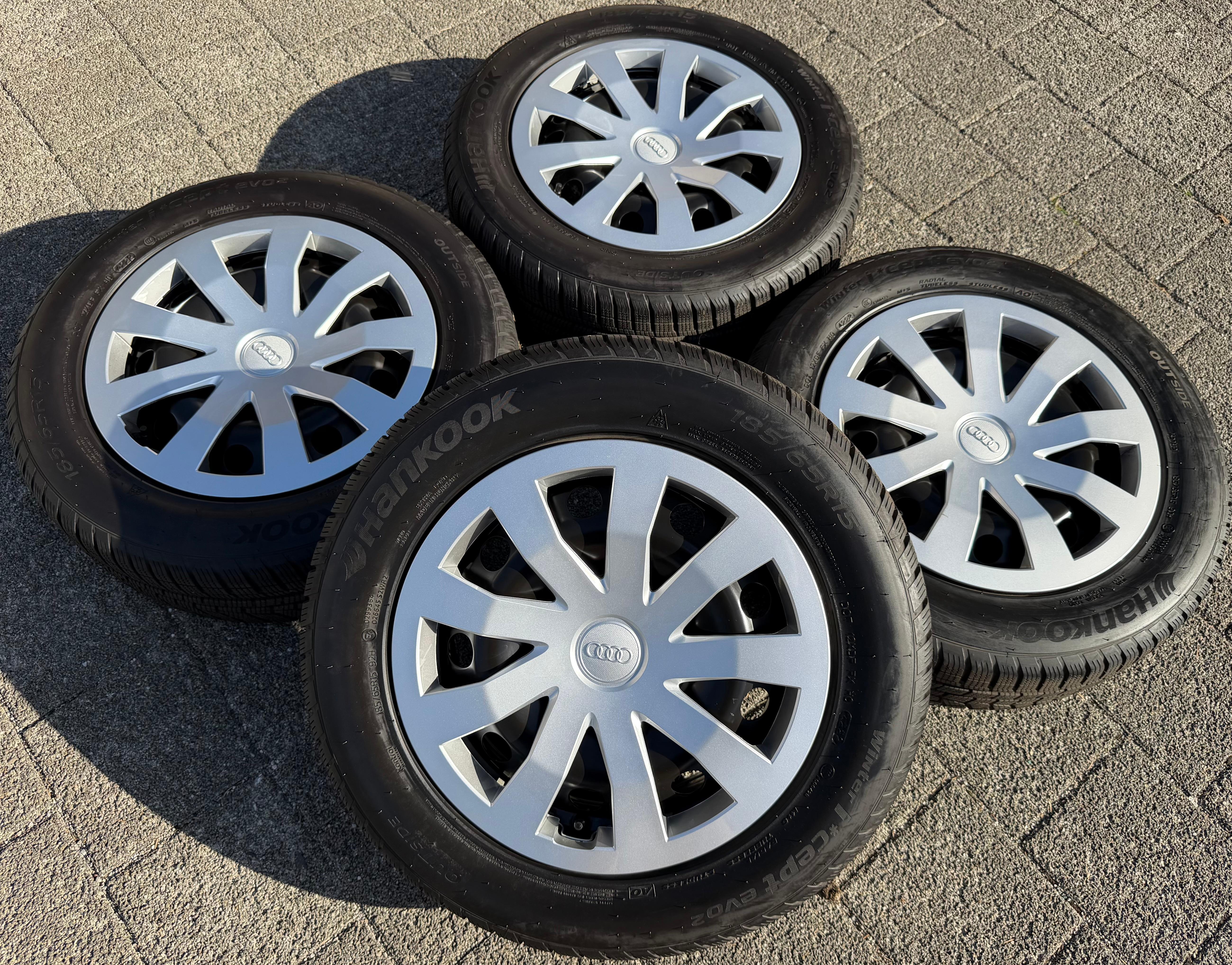 4 WINTERRÄDER AUDI A1 CITY CARVER GB SEAT IBIZA ARONA KJ VW POLO AW 2G 185/65R15 92T