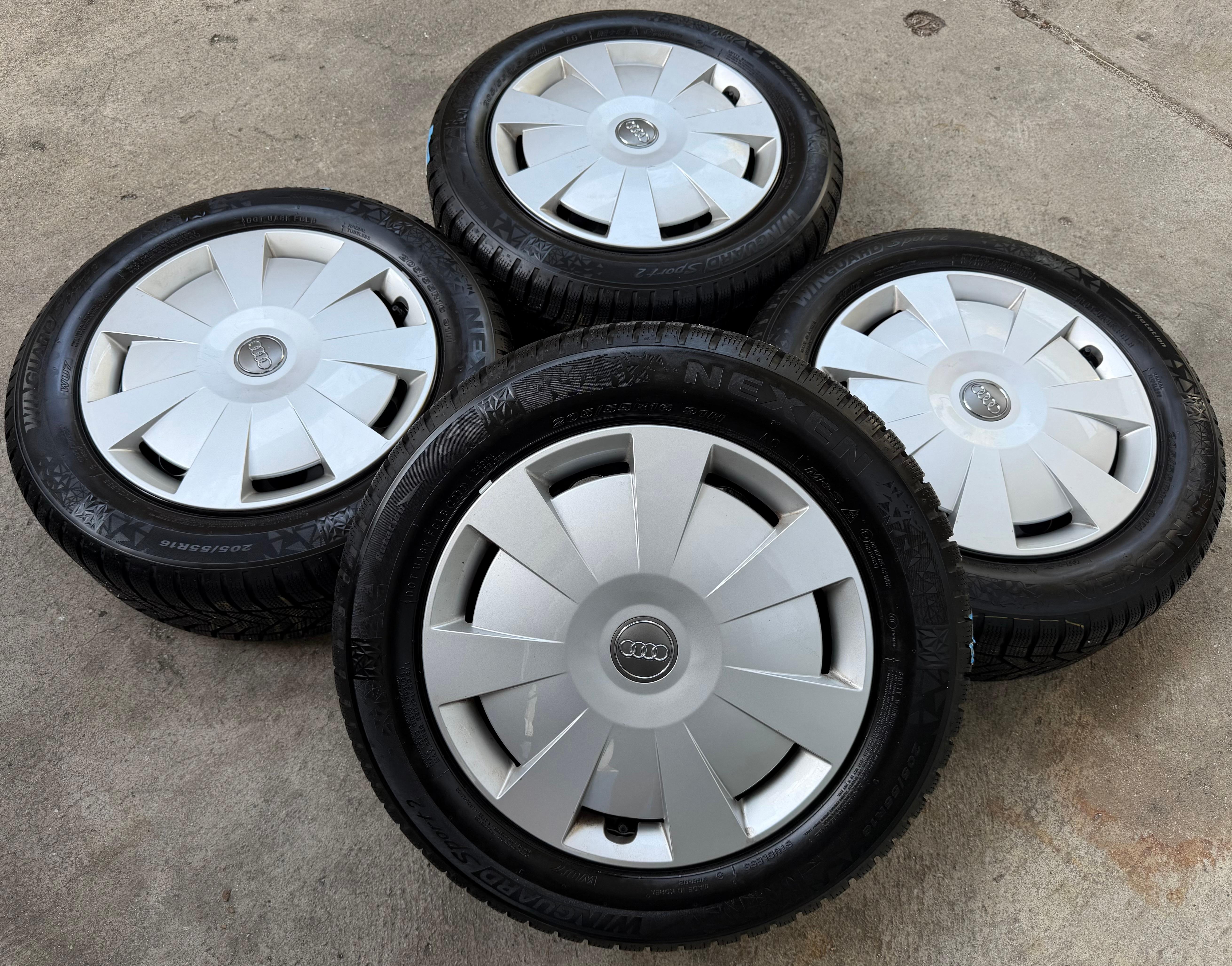 4 roues hiver Audi A3 8V Sportback Cabrio 205/55R16 91H Nexen 8V0601027A 2023