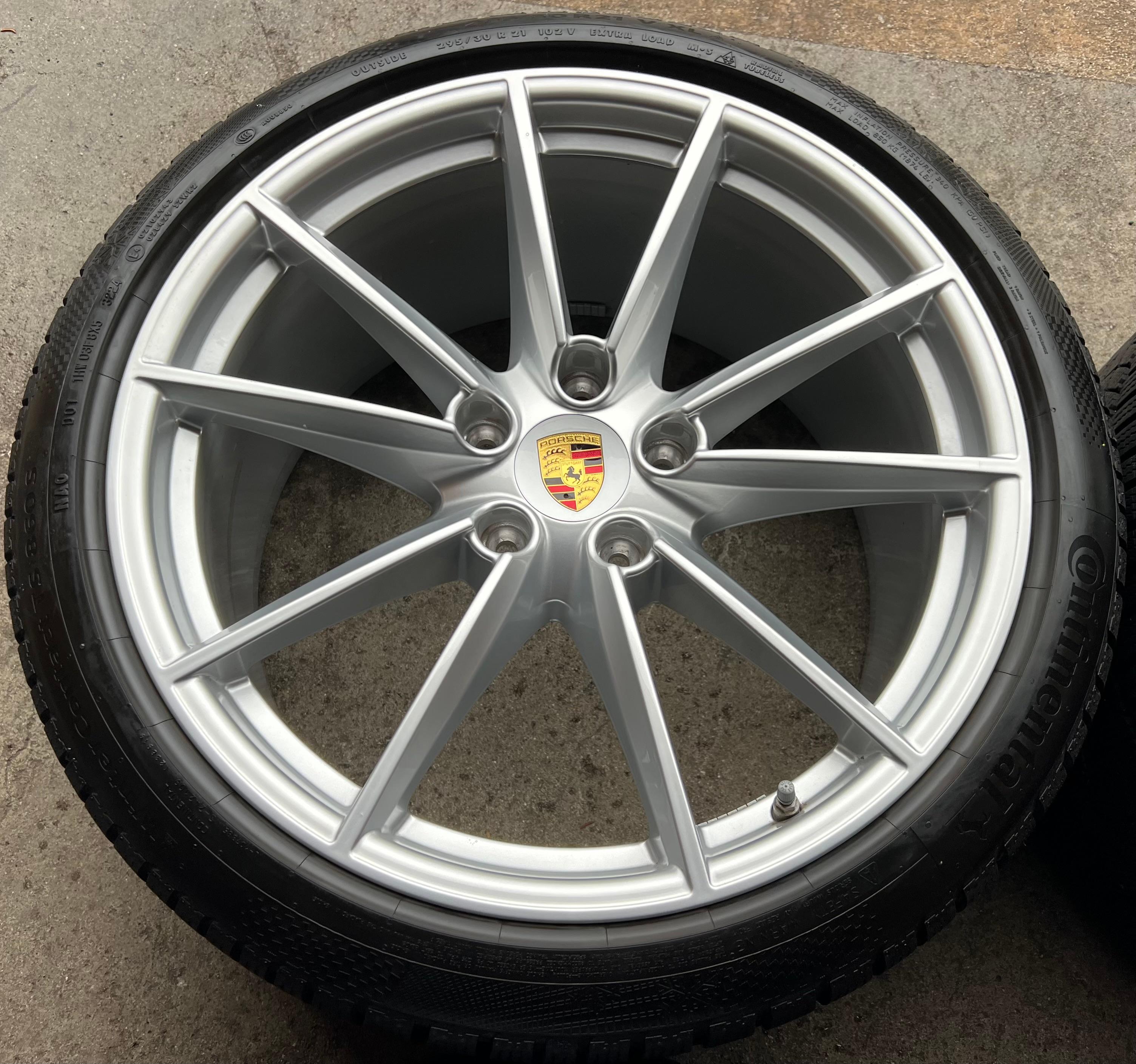 4 RUEDAS DE INVIERNO DE ALUMINIO ORIGINALES DE 20" 21" PARA PORSCHE 911 992 992601025C 992601025D 2024 RDKS
