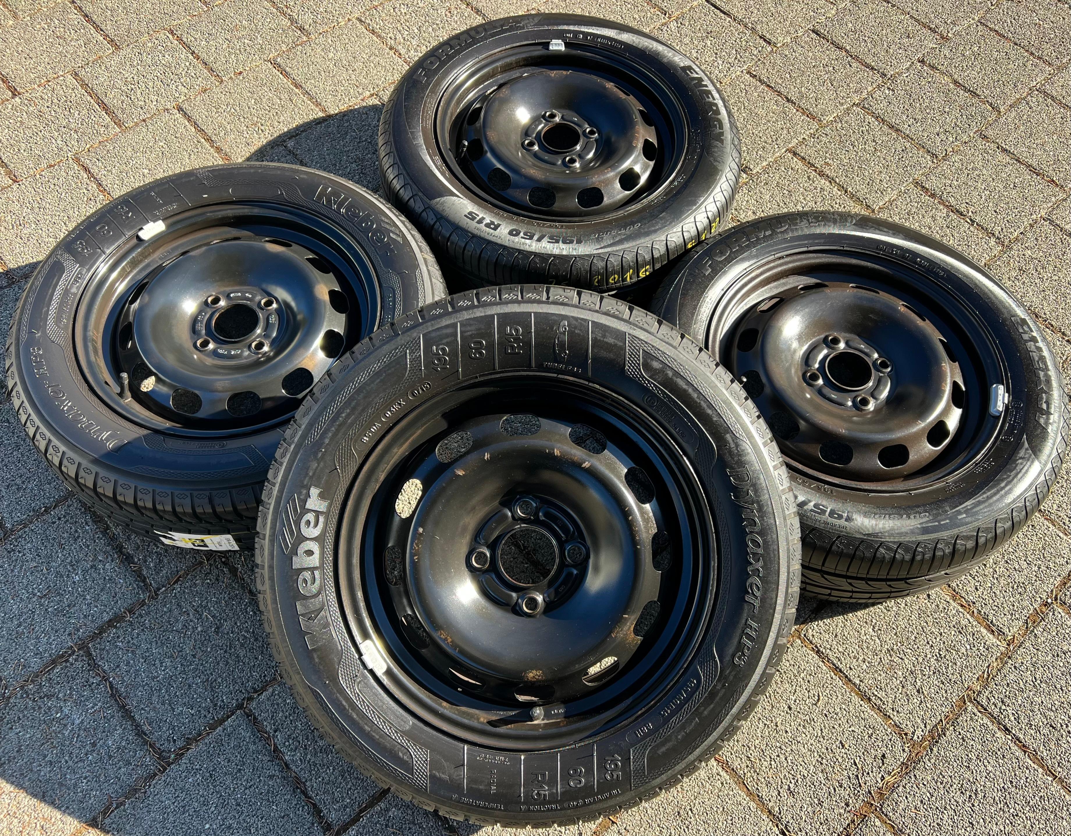 4 SOMMERRÄDER FORD FIESTA JA8 JR8 195/60R15 88H 6x15 ET47,5 4x108 FREIHAUS