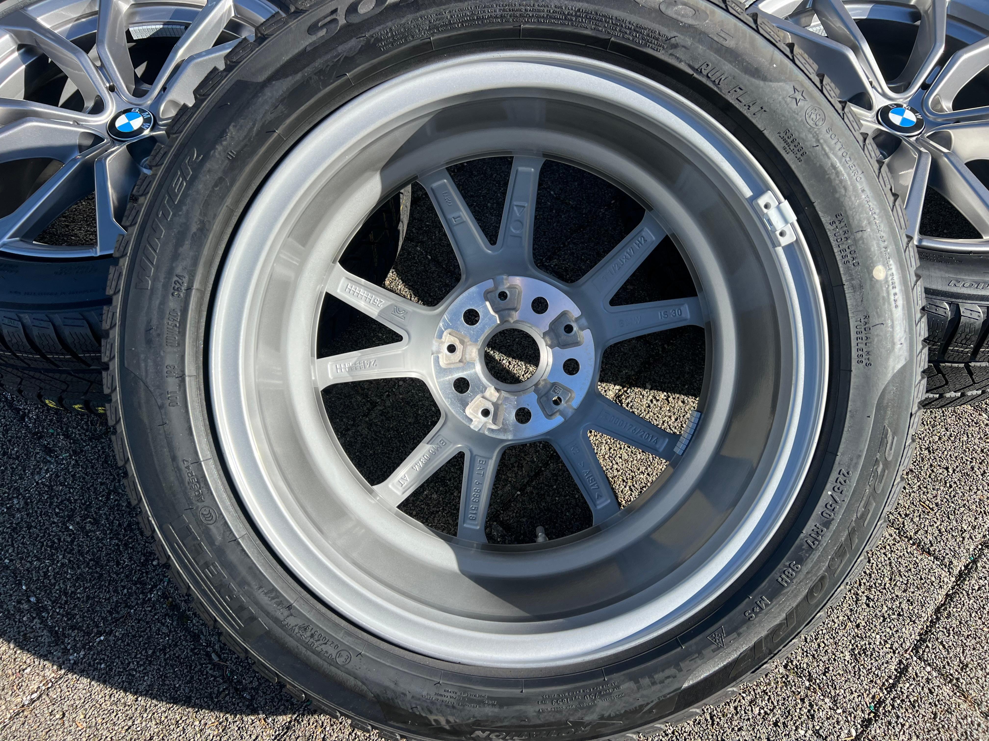 4 RUOTE IN LEGA ORIGINALI DA 17" PER BMW SERIE 3 G20 G21 E SERIE 4 G22 G23 STYLING 776 CON TPMS NUOVE