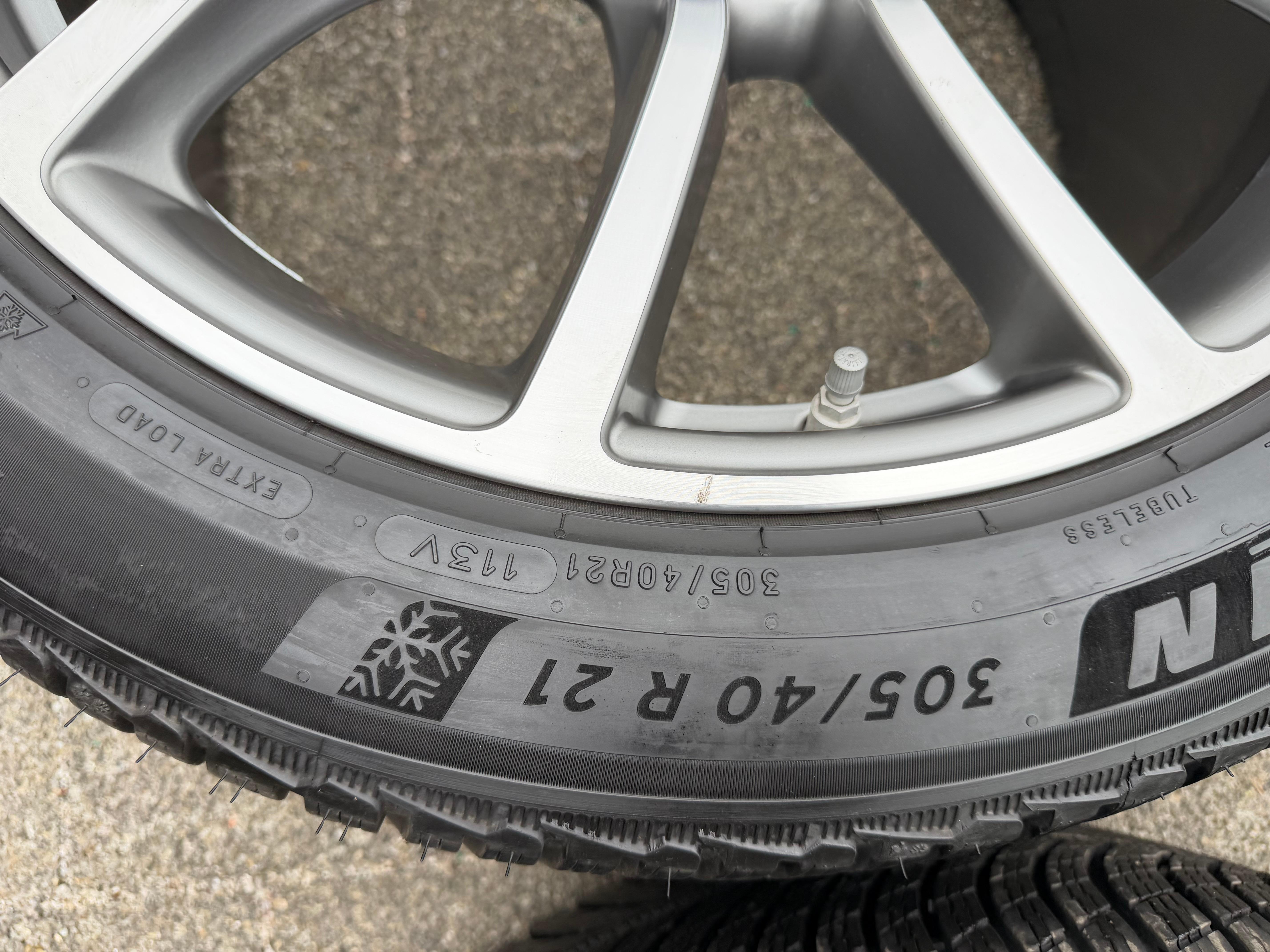 4 Original 21" Alu Winterräder Porsche Cayenne 9Y II 9Y0601025DB 9Y0601025DC RDK