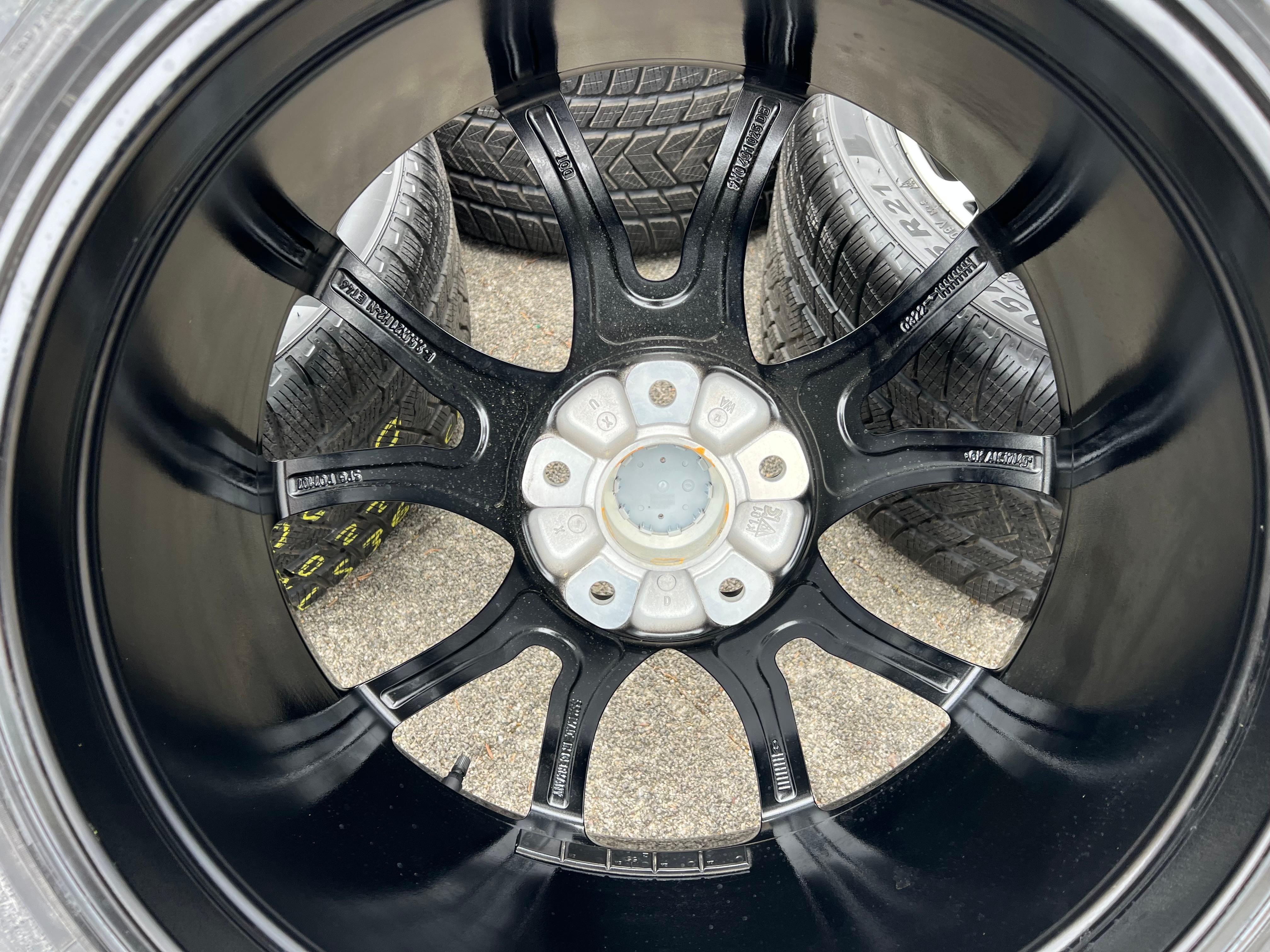 4 ORIGINAL 21" ALU WINTERRÄDER PORSCHE CAYENNE COUPE E3 9Y PIRELLI 2022 TOP