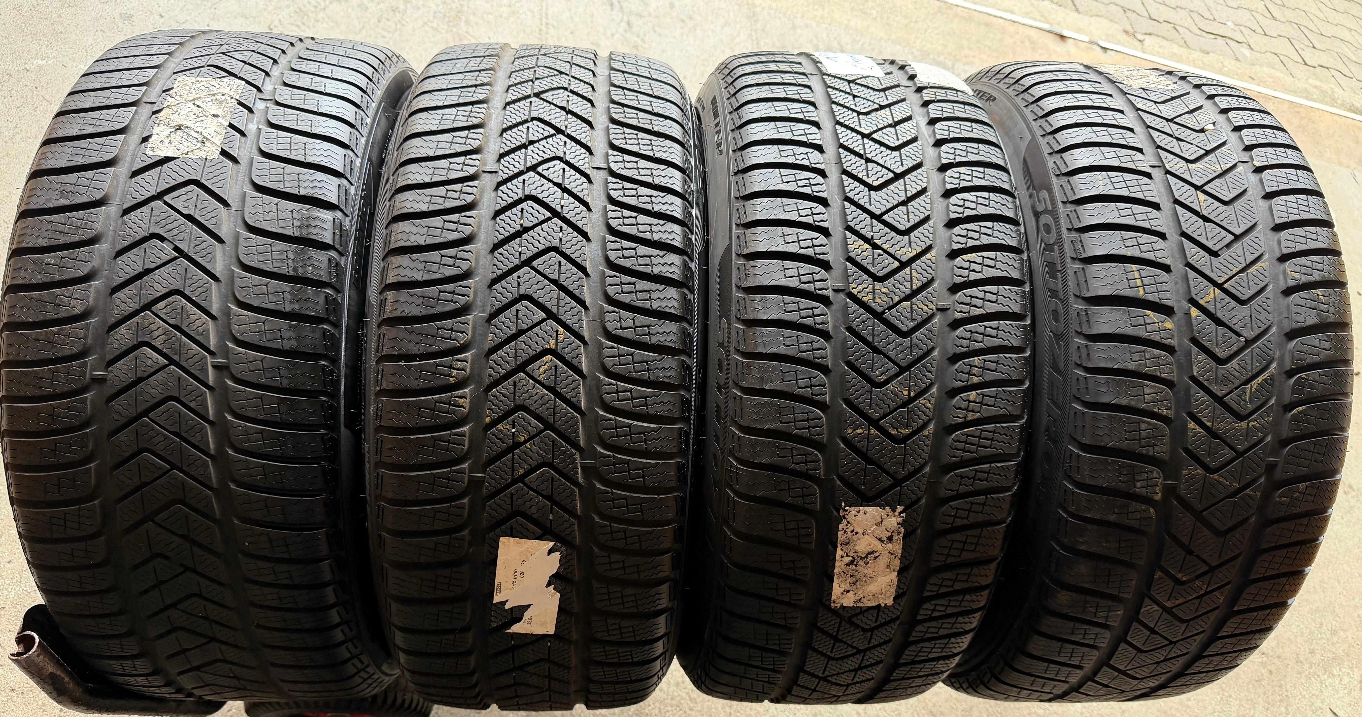4 x 275/35R21 103V Winterreifen Pirelli Sottozero 3 2x 6,5-7mm und 2x 5-5,5mm 2022