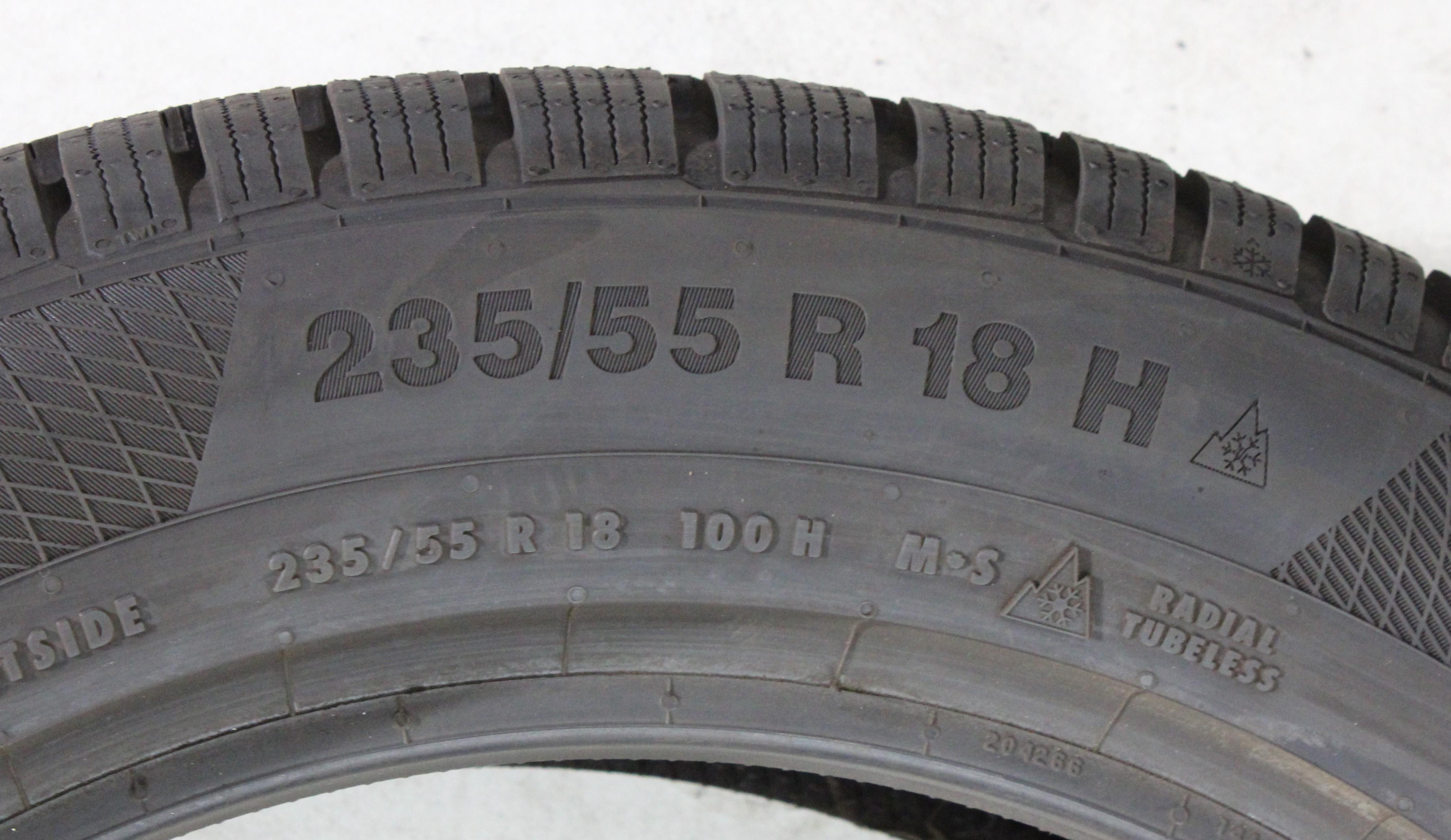 1 x 235/55R18 100H Winterreifen Continental Winter Contact TS850P NEU 2021
