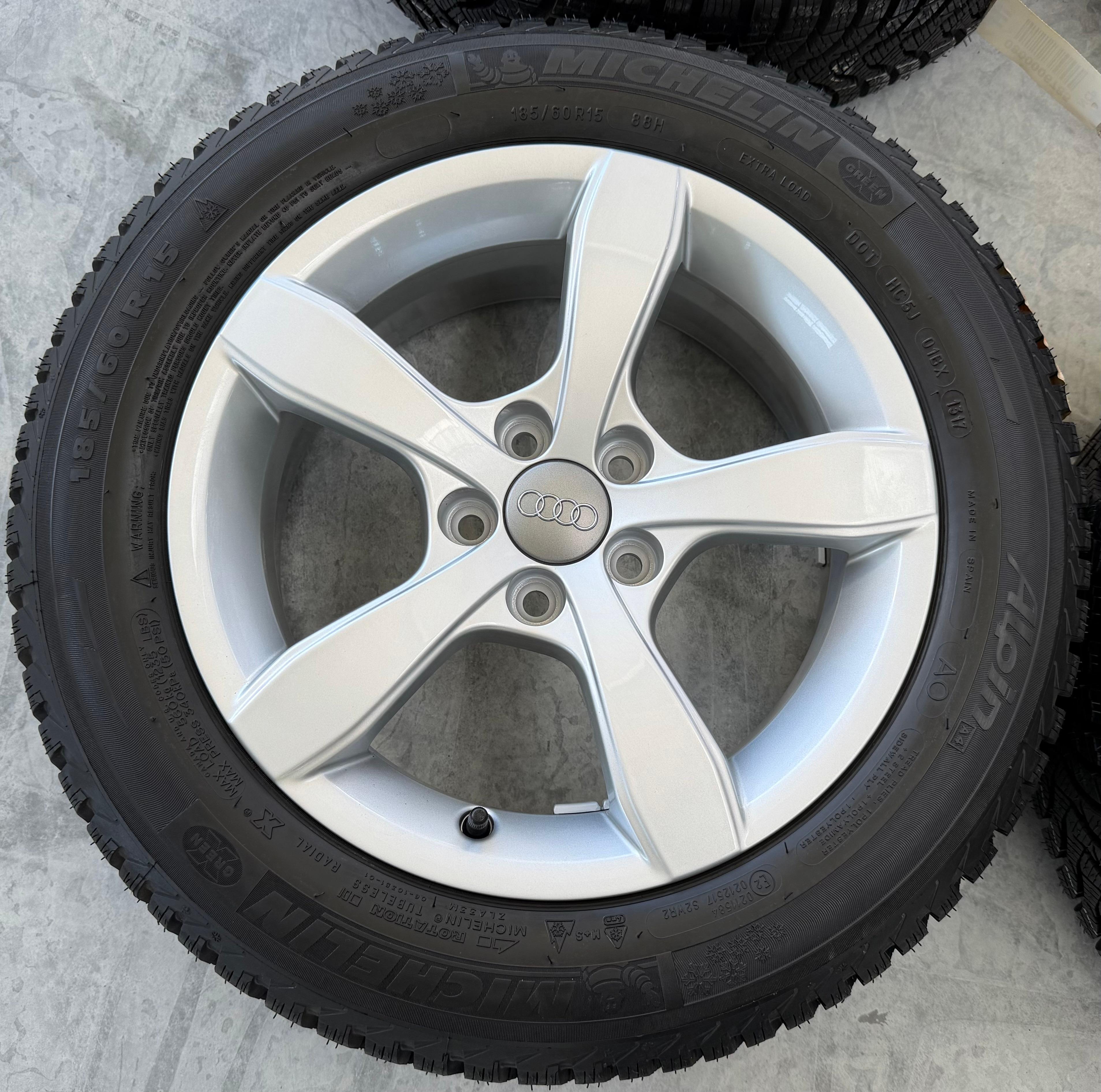 4 Original Alu Winterräder Audi A1 8X 8X0071495 185/60R15 88H Michelin