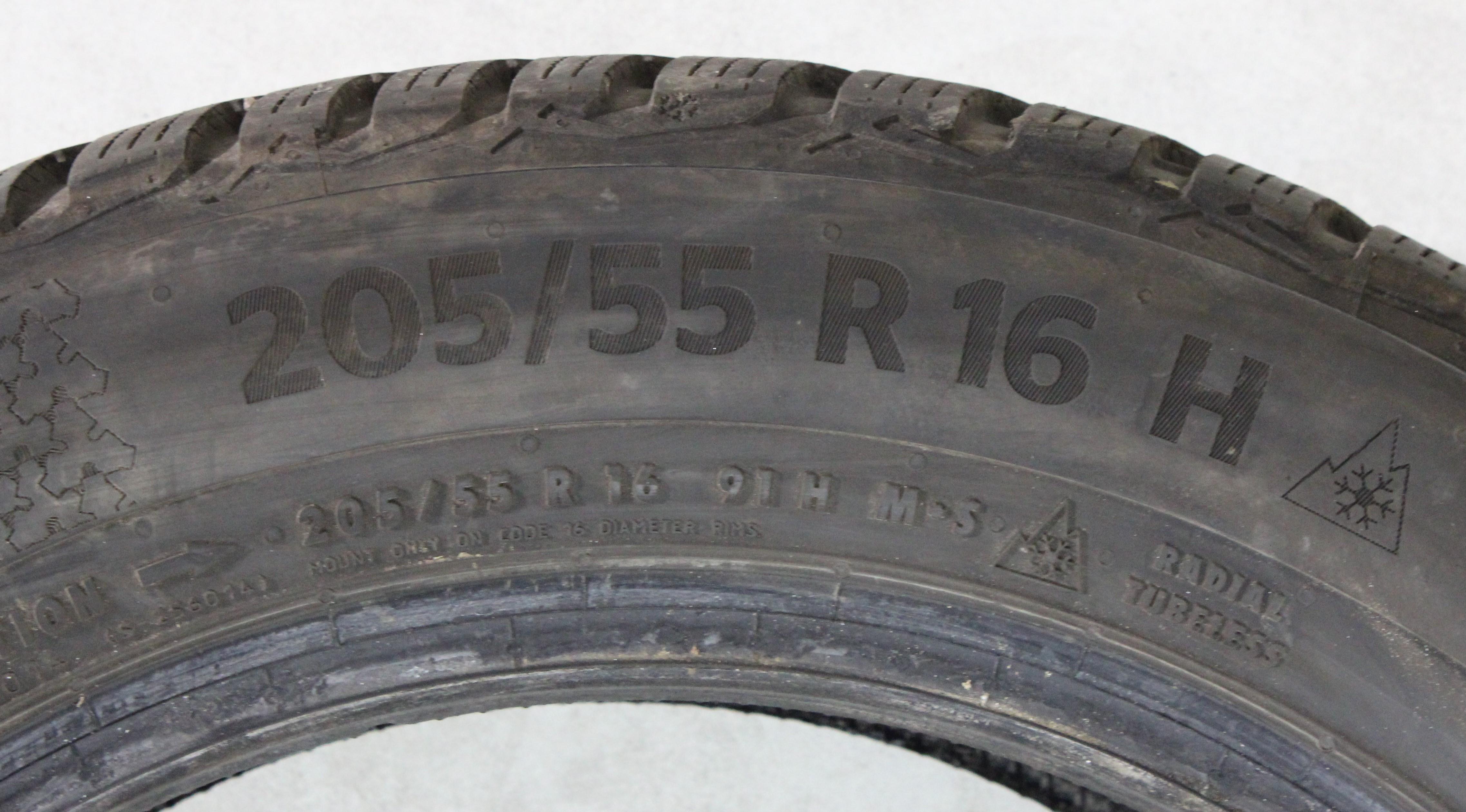 2 x 205/55R16 91H neumáticos de invierno Continental Winter Contact TS870 6,5-7mm 2025