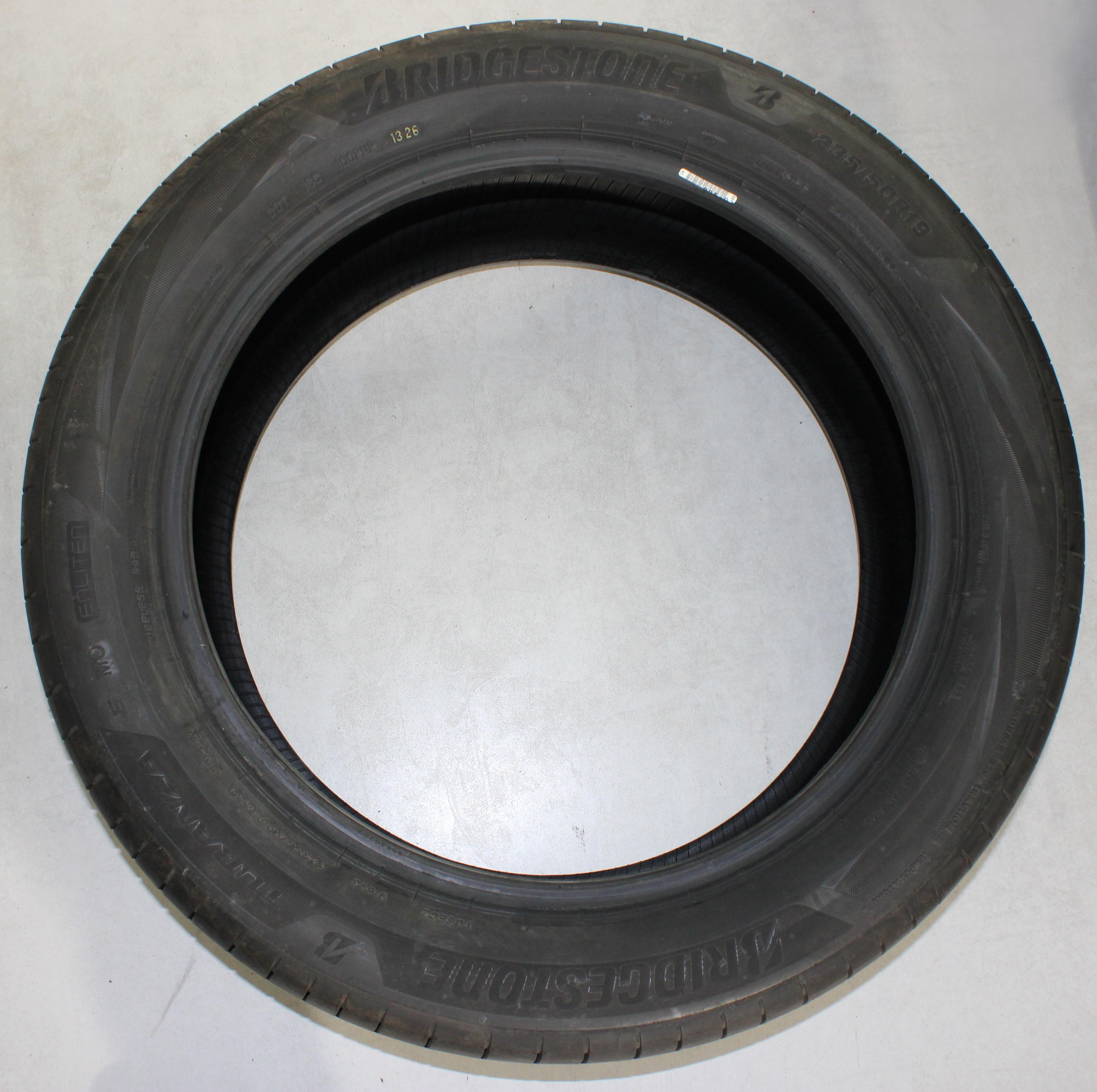 2 pneus d'été Bridgestone Turanza 6 MO Enliten 235/50R19 103W, profil complet, 2026