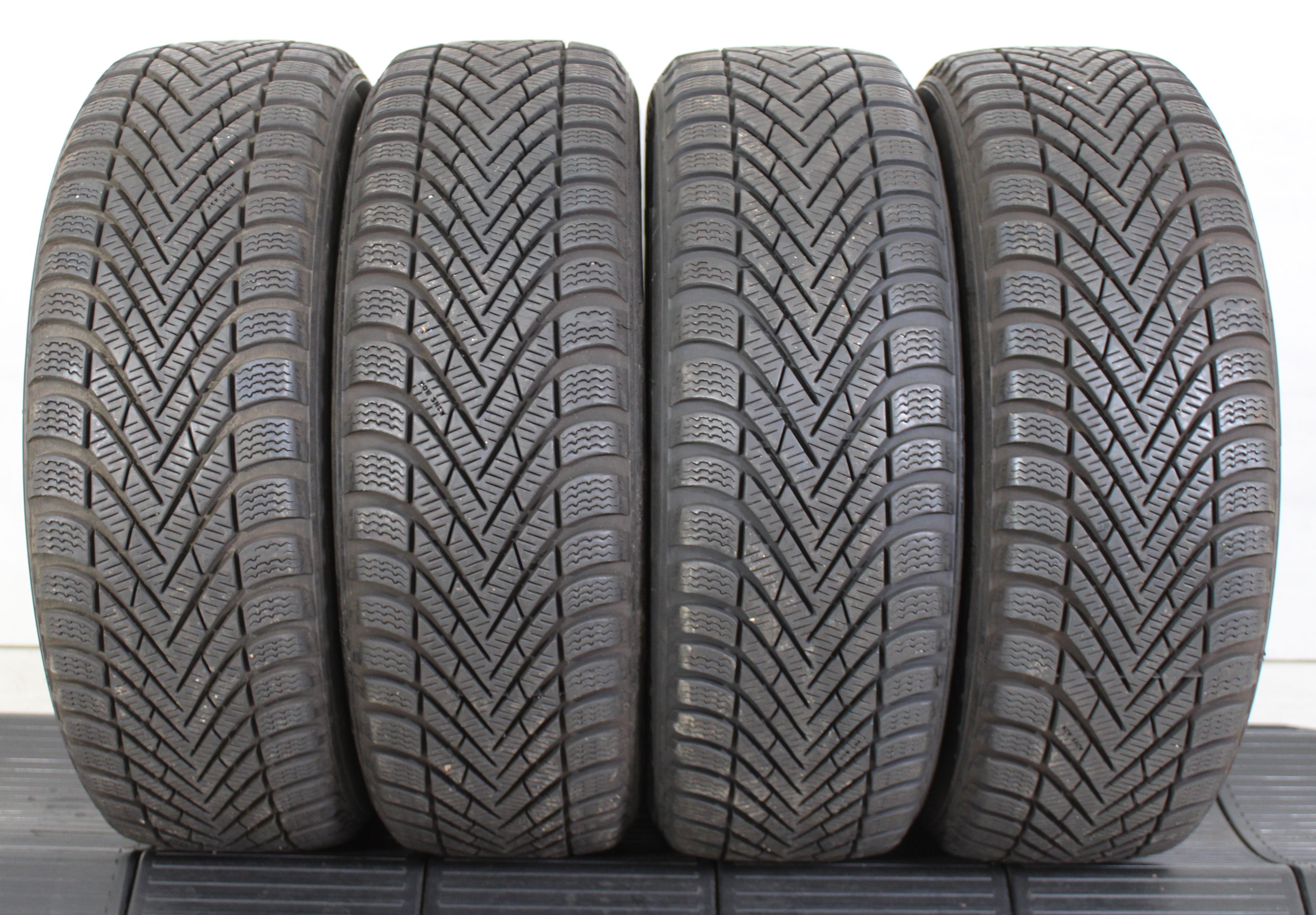 4 x 185/55R15 82T pneus d'hiver Pirelli Winter Cinturato 7-7,5mm 1x2016/3x2017