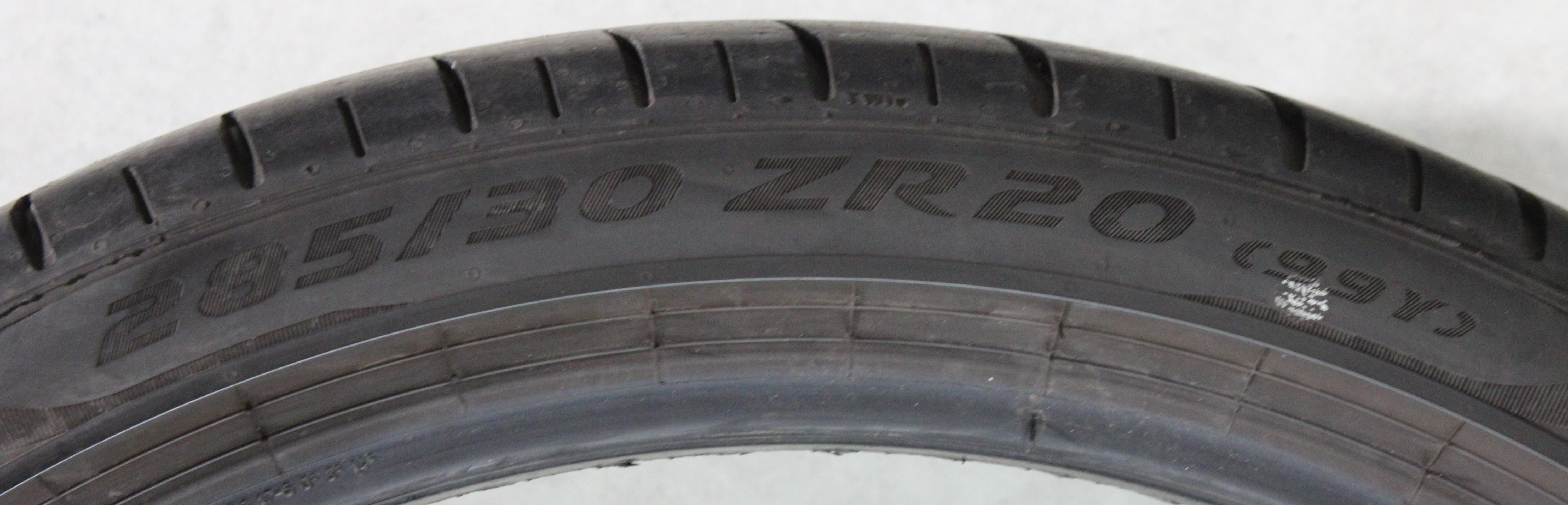 2 x 285/30R20 99Y Sommerreifen Pirelli Pzero PZ4 * 4mm 2024