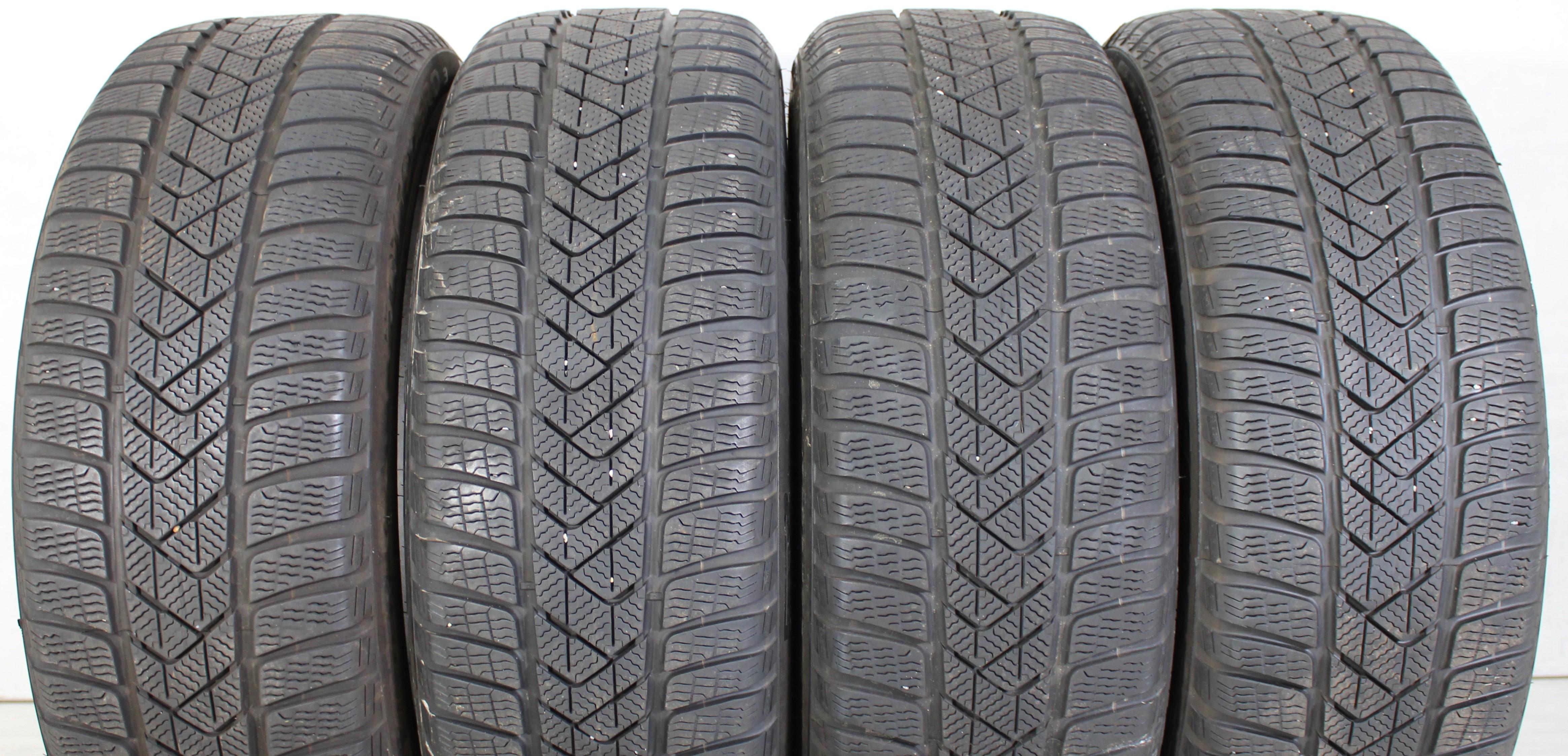4 x 225/45R19 96V winterbanden Pirelli Sottozero 3 Runflat 6-6,5mm 2020 *