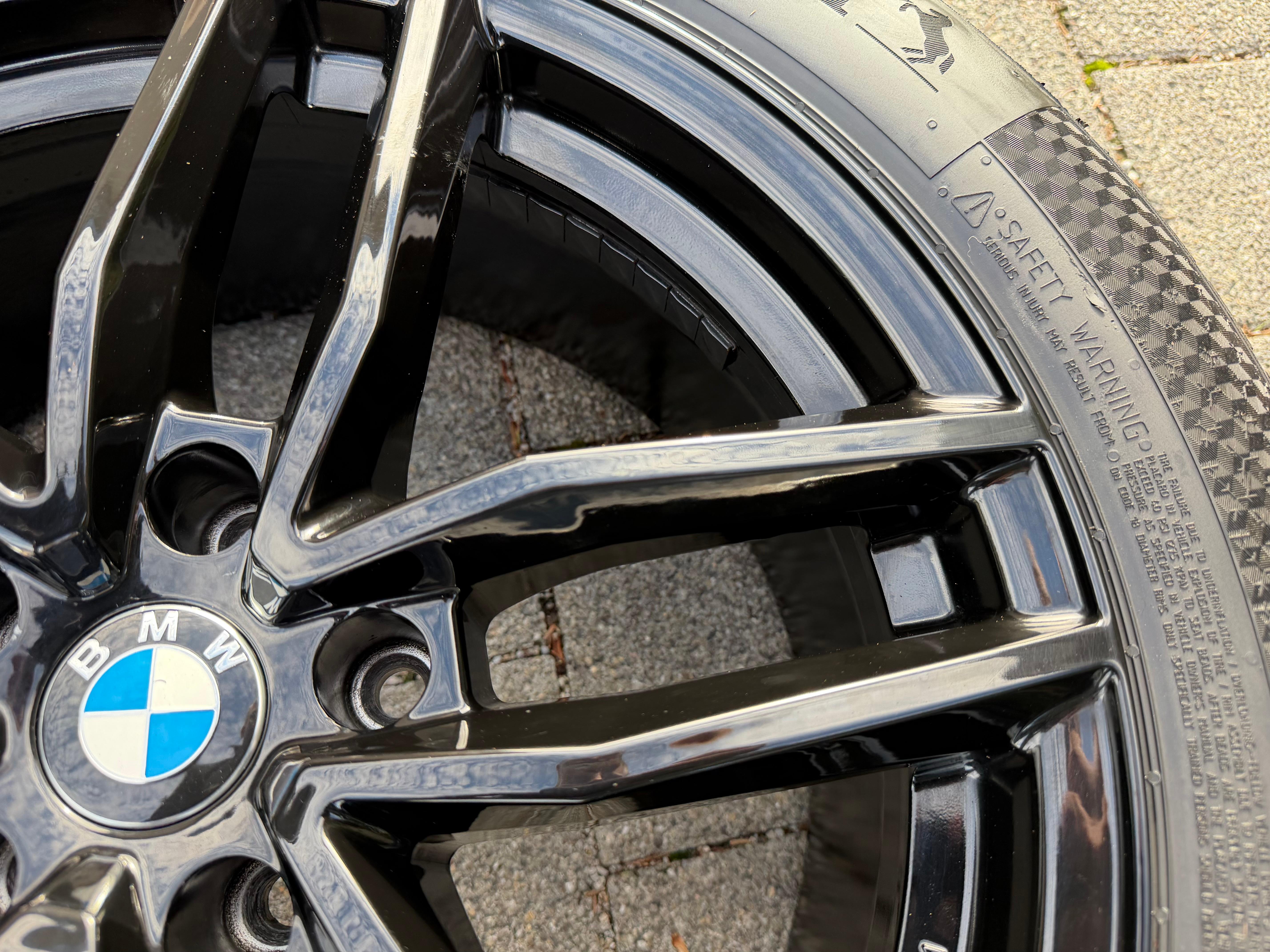 4 ruedas de invierno de aluminio de 18" para BMW X3 G01 X4 G02 225/60R18 104V Continental 2023 RDKS
