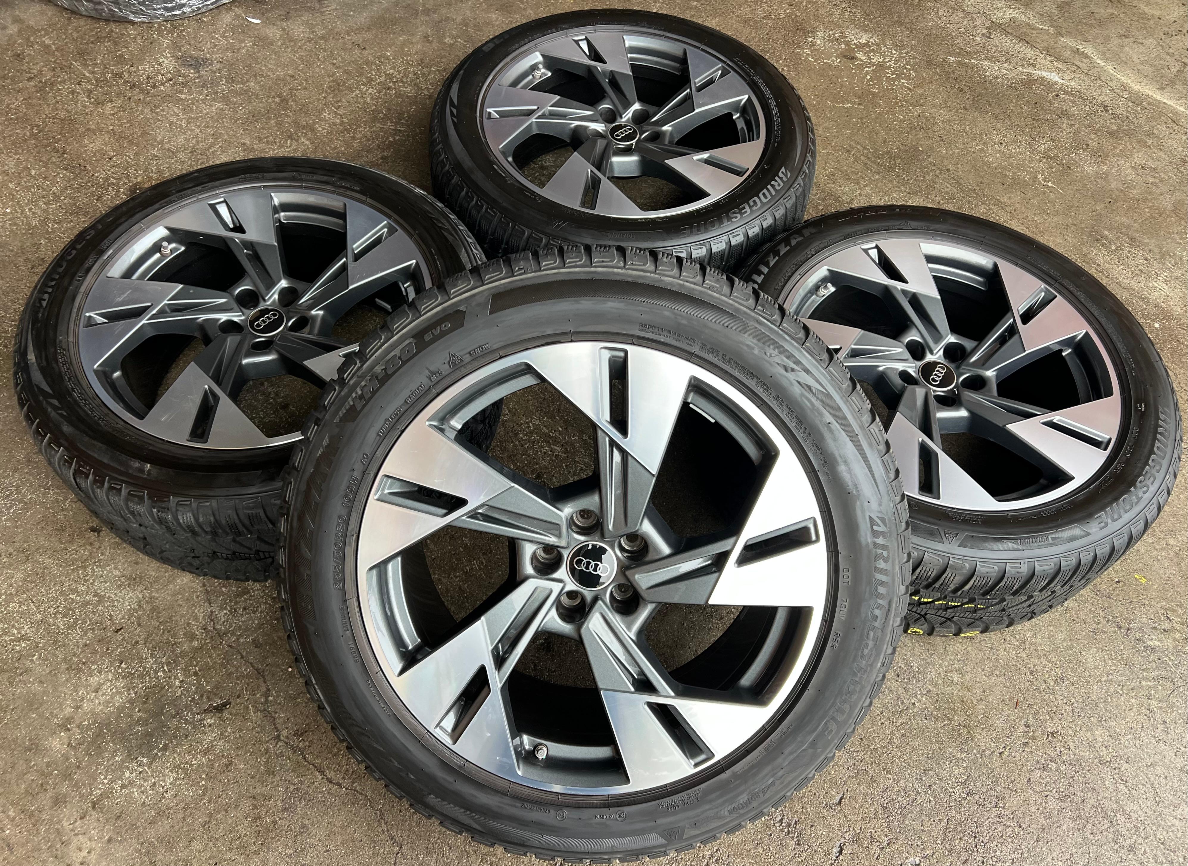 4 ORIGINAL 20" ALU WINTERRÄDER AUDI E-TRON Q8 ETRON 4KE601025T 255/50R20 109V