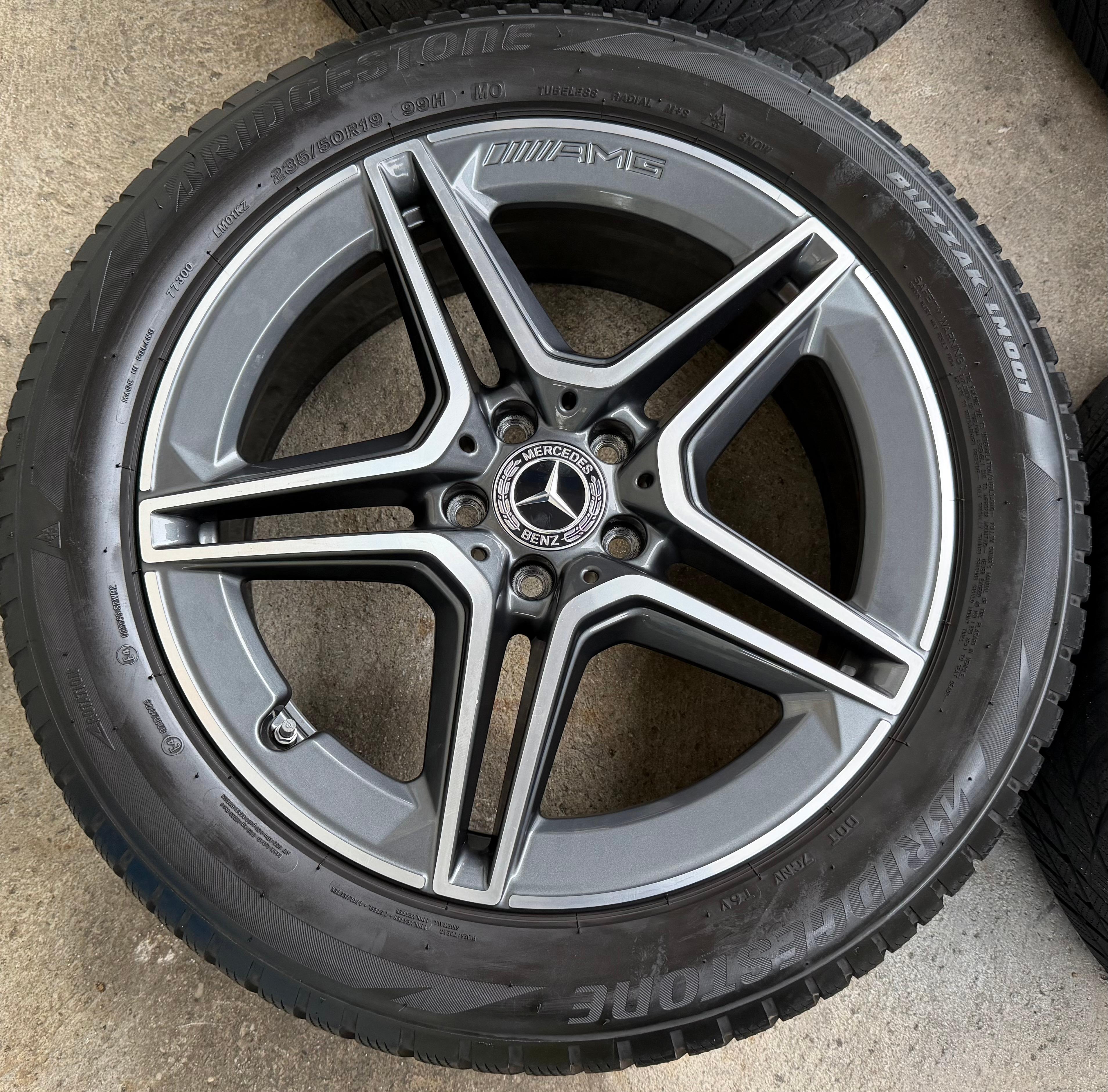 4 Original 19" Alufelgen Mercedes AMG GLA H247 GLB X247 A2474011500 7,5x19 ET53