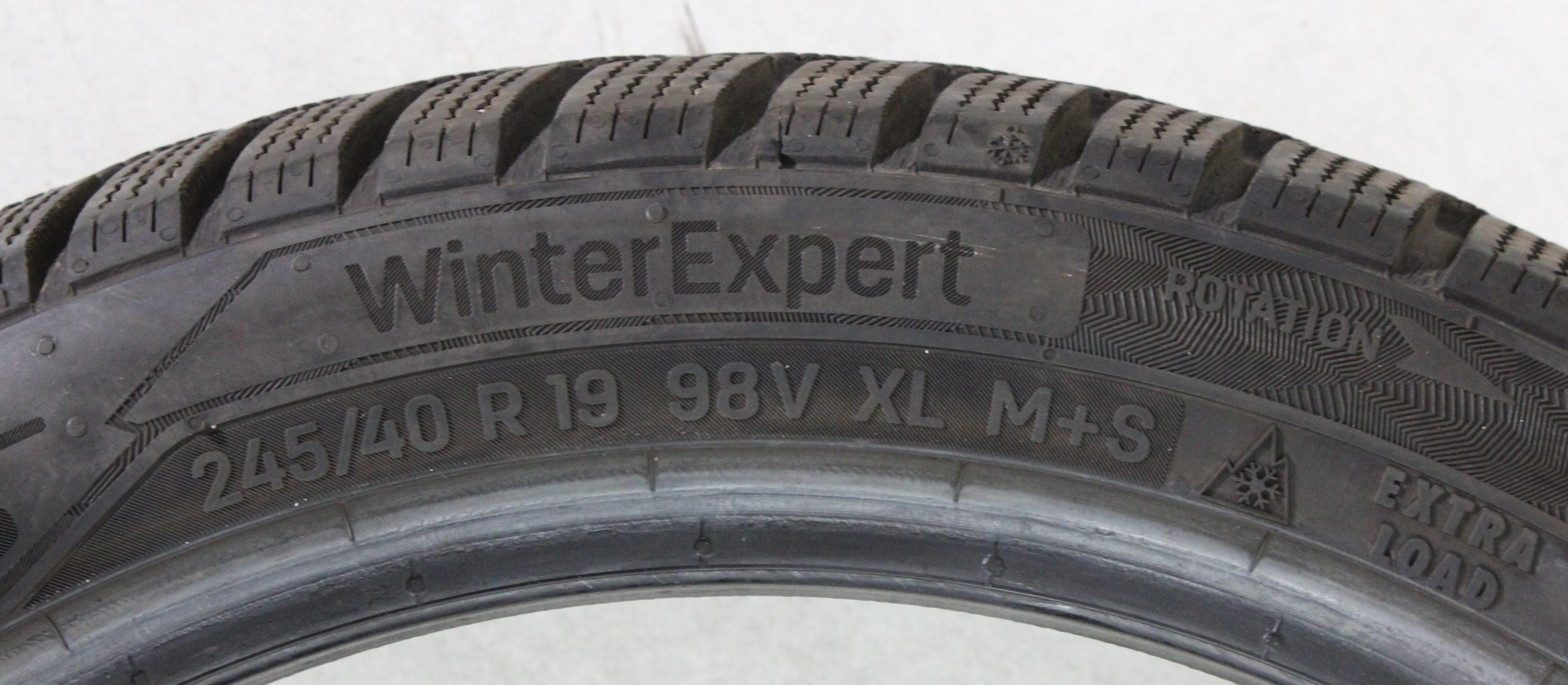 1 x 245/40R19 98V Winterreifen Uniroyal Winter Expert 6,5-7mm 2023 XL