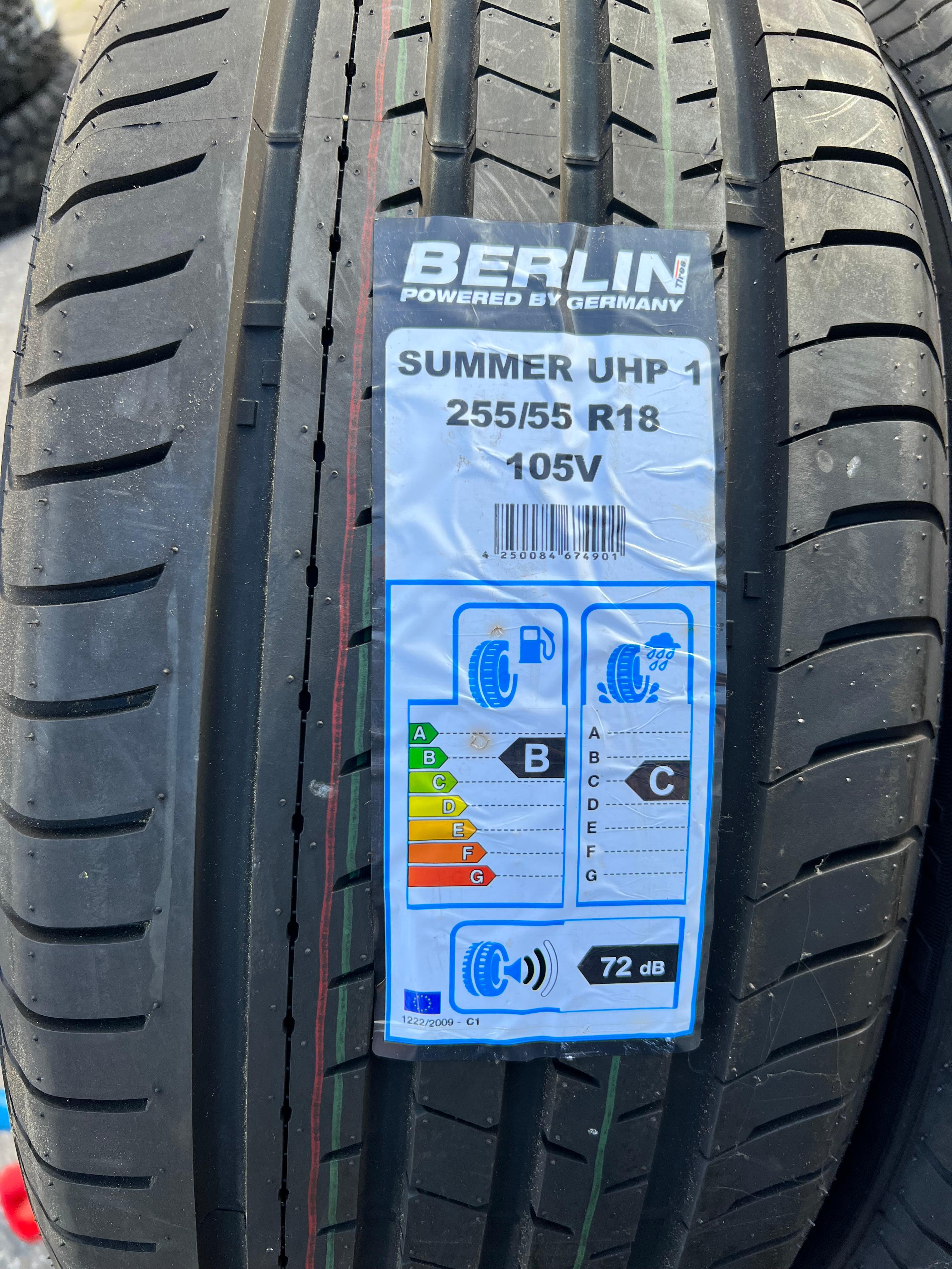 4 x 255/55R18 105V Sommerreifen Berlin Tires Summer UHP1 2019