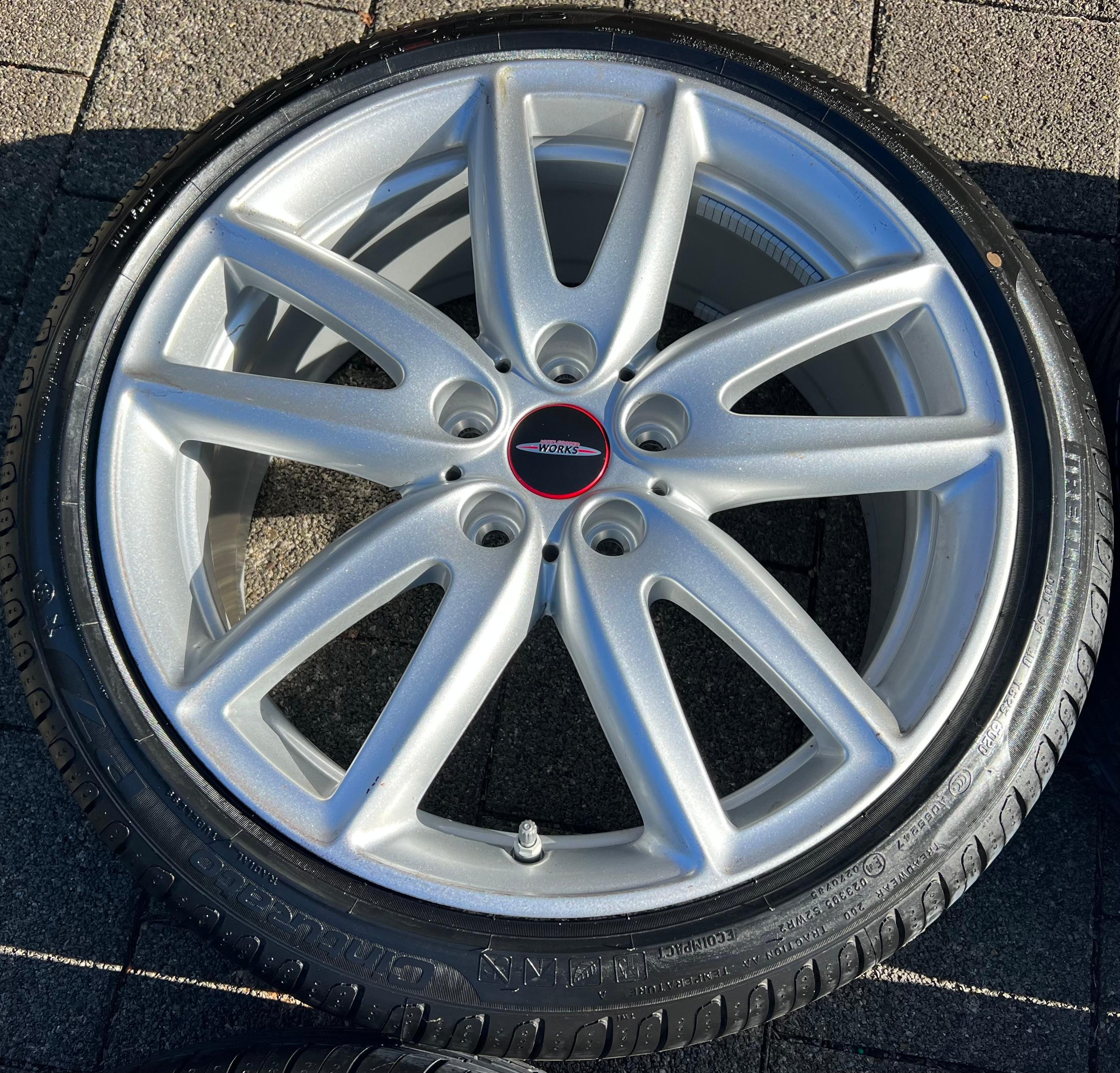 4 CERCHI ESTIVI ORIGINALI DA 18" IN ALLUMINIO MINI CLUBMAN F54 PIRELLI 2020 6856049 RDKS CONSEGNA GRATUITA