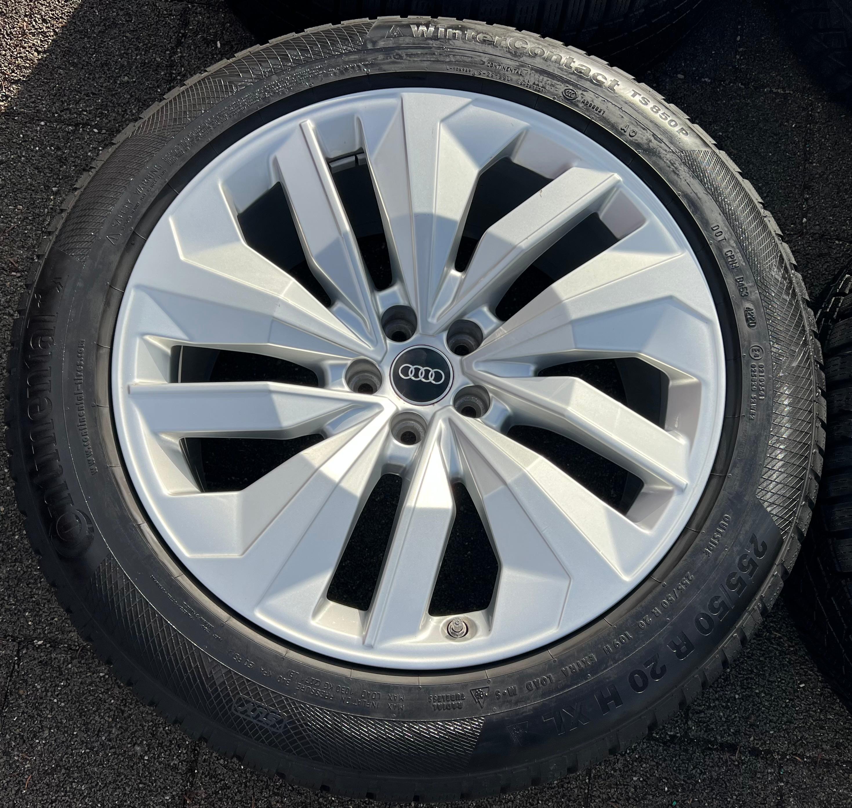 4 ORIGINAL 20" ALU WINTERRÄDER AUDI Q8 GE E-TRON 4KE601025N 255/50R20 109H RDKS