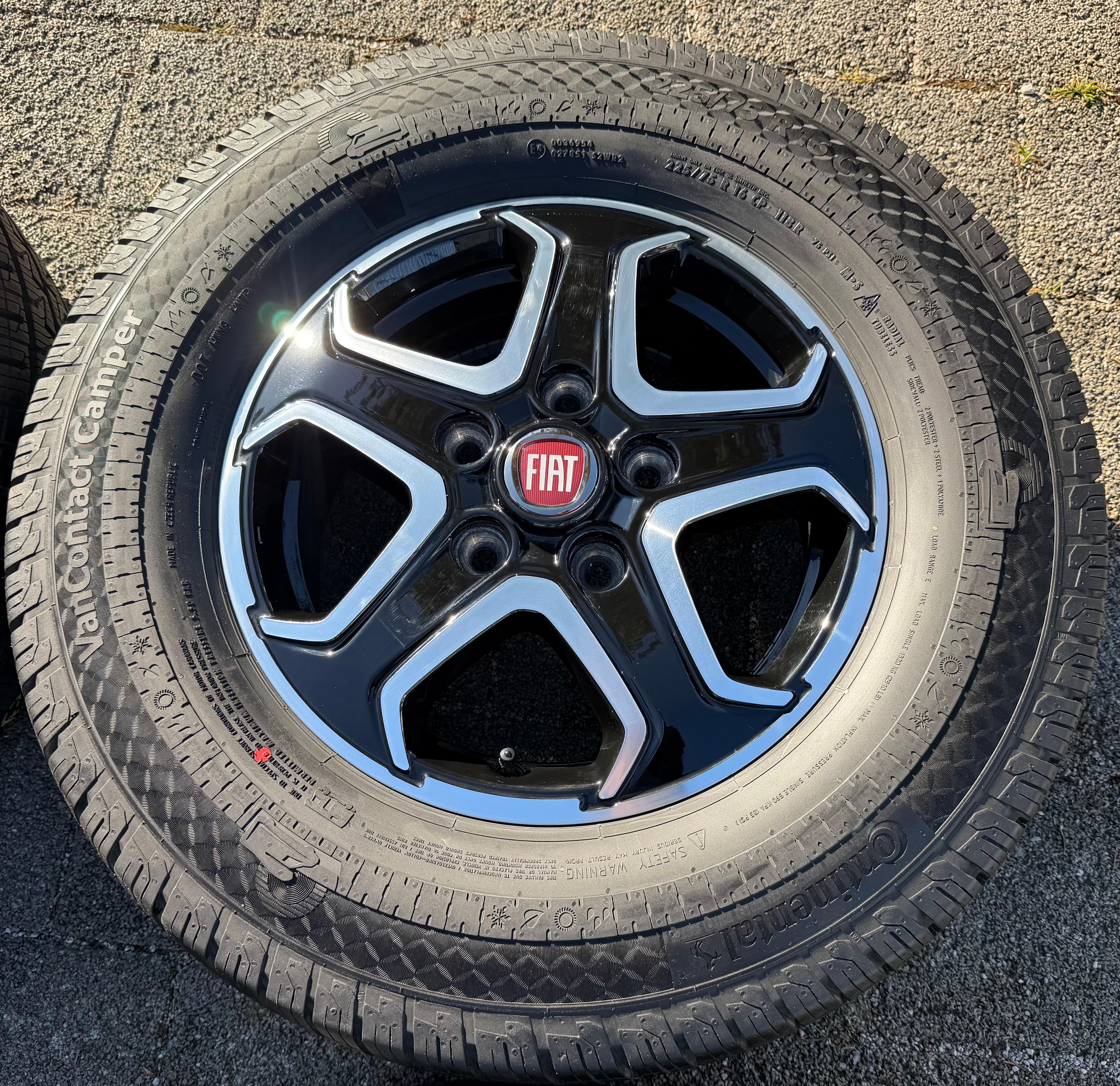 4 Original Alu Ganzjahresräder Fiat Ducato Maxi 225/75R16CP 118R Allwetterreifen 1399644080