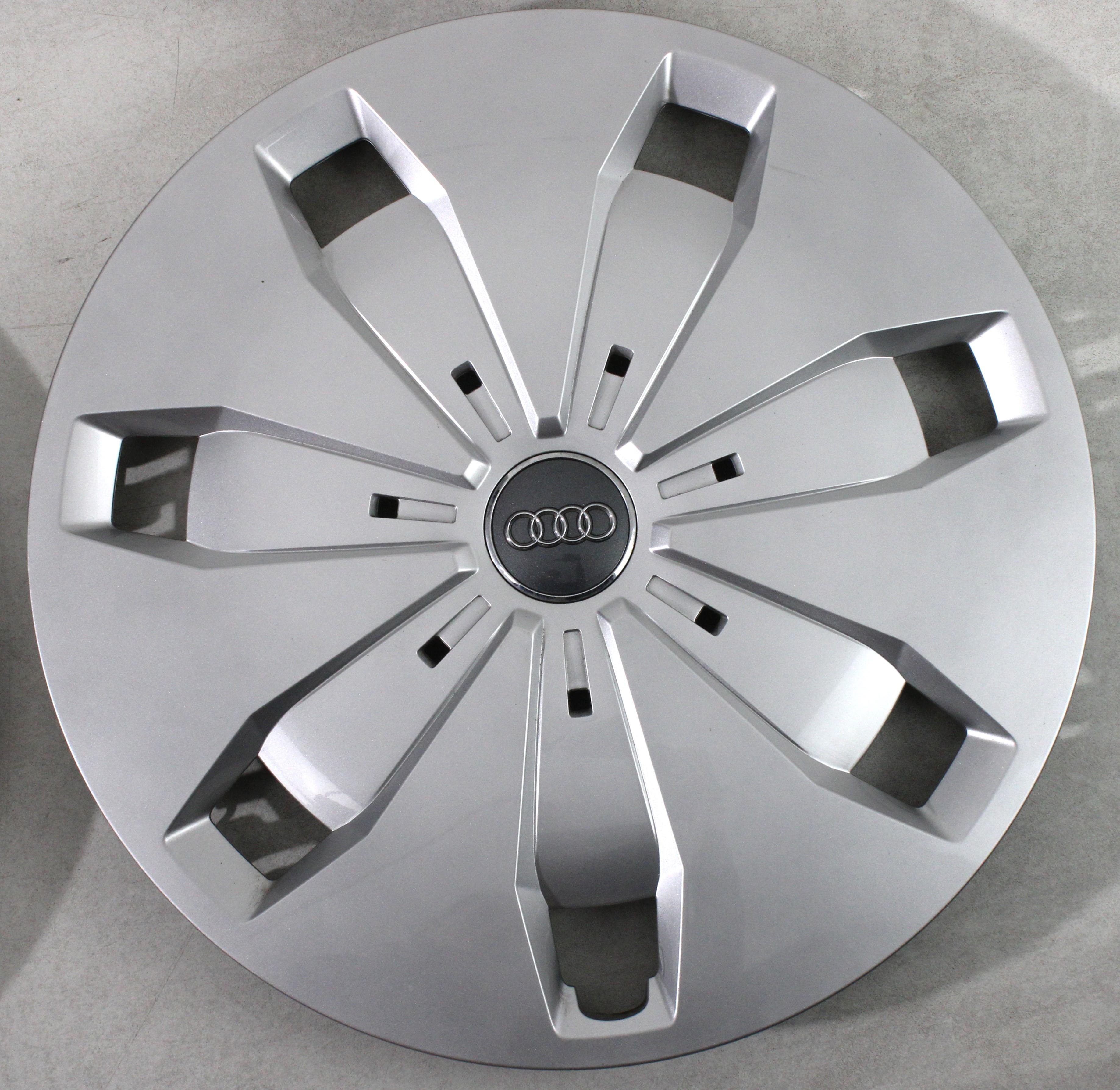 4x Tapacubos originales de 16" para Audi A3 A4 Q2 81A601147