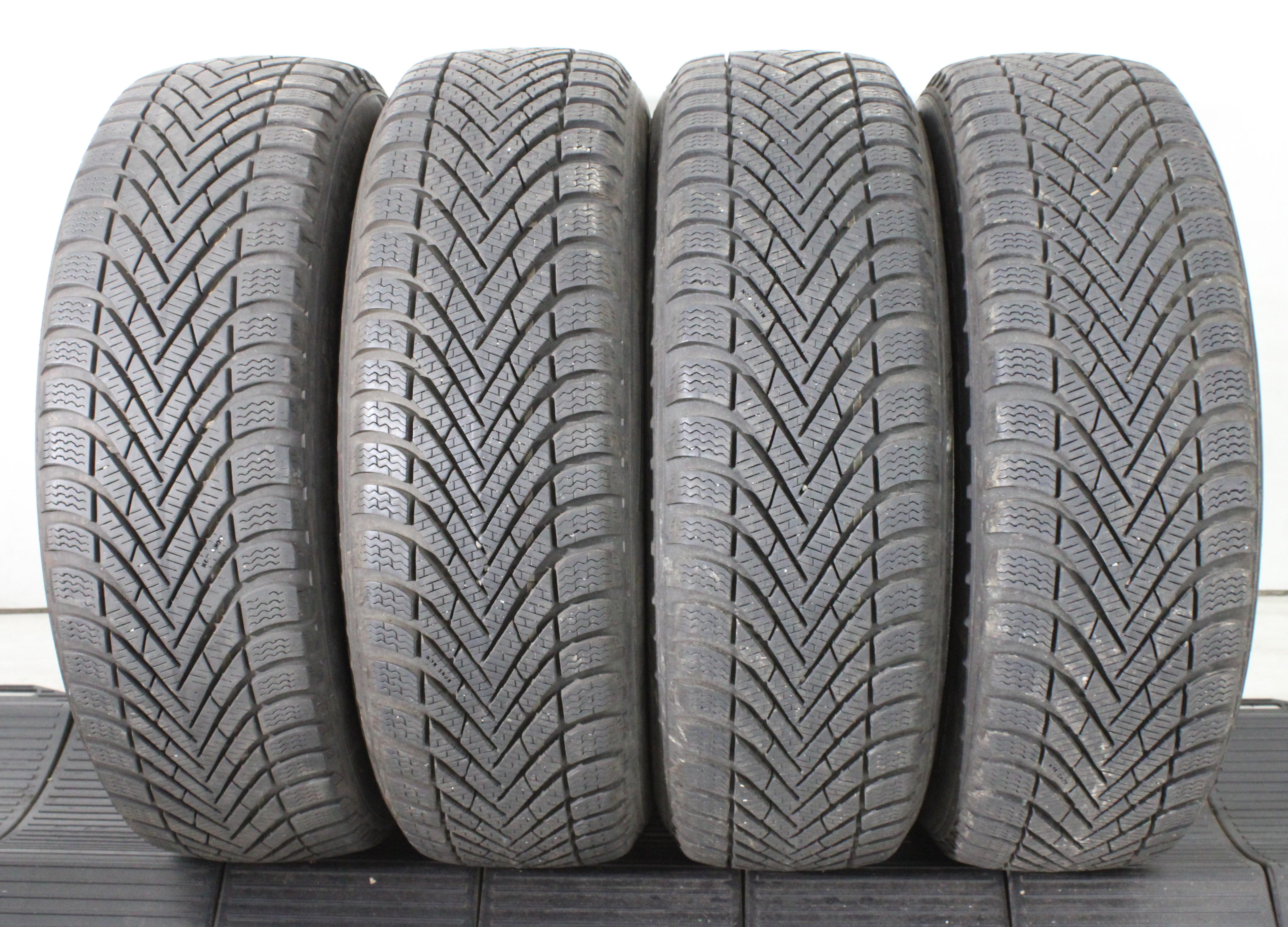 4 x 185/65R15 88T Winterreifen Pirelli Winter Cinturato 1x5,5mm/3x7,5-8mm 1x2018/3x2020